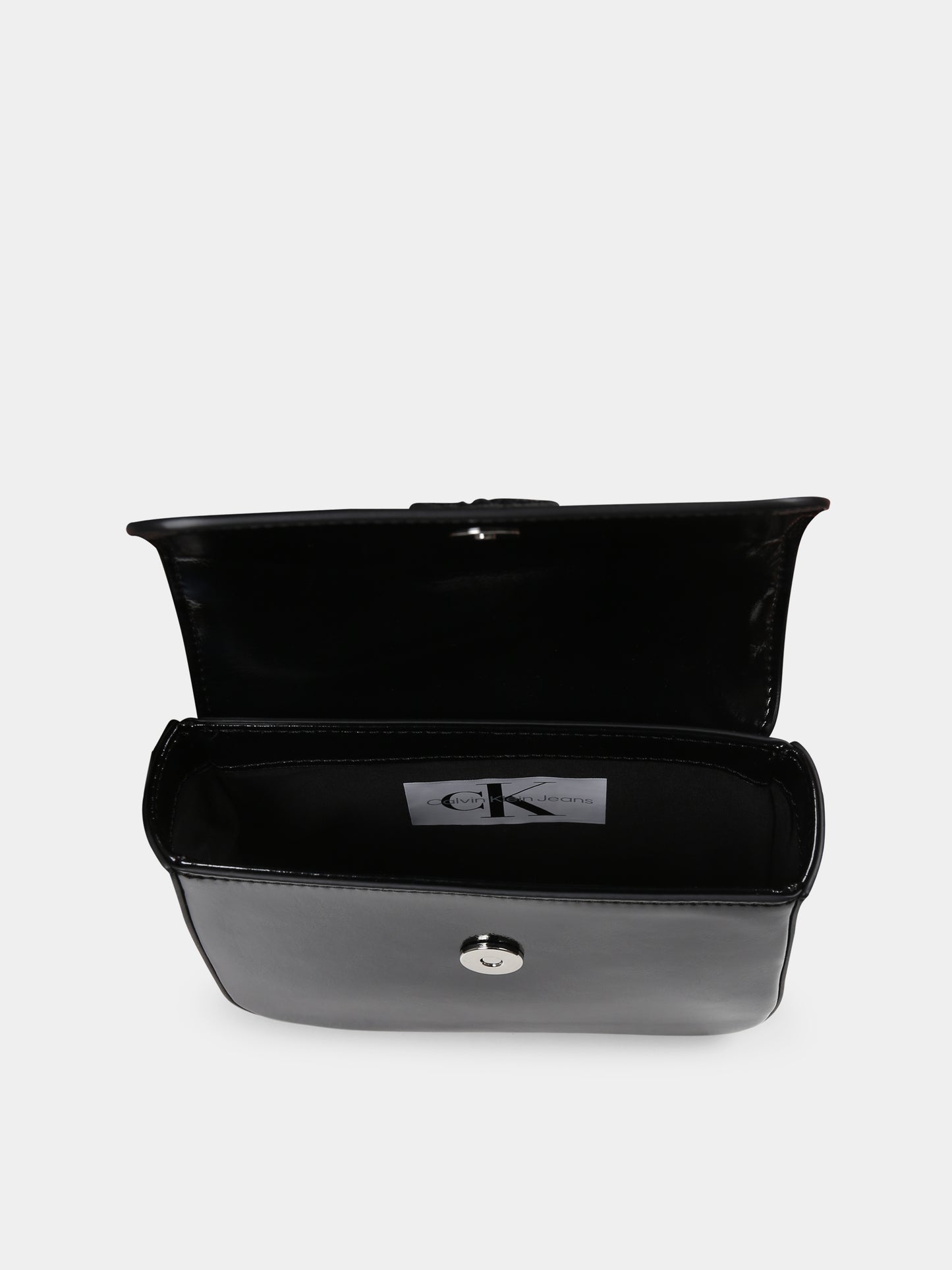 Borsa nera per bambina con logo,Calvin Klein Kids,24F CKIU0IU00688 IU0IU00688 BEH