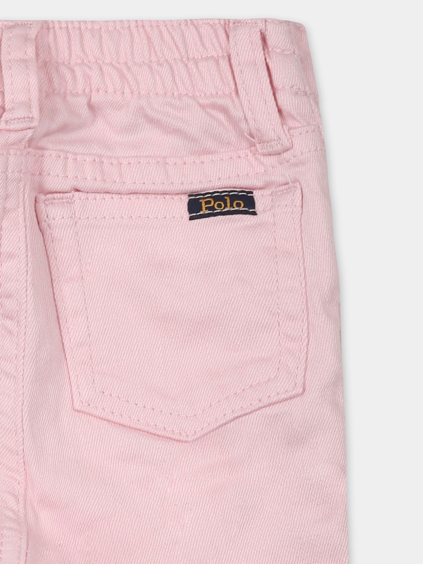Pink jeans for baby girl