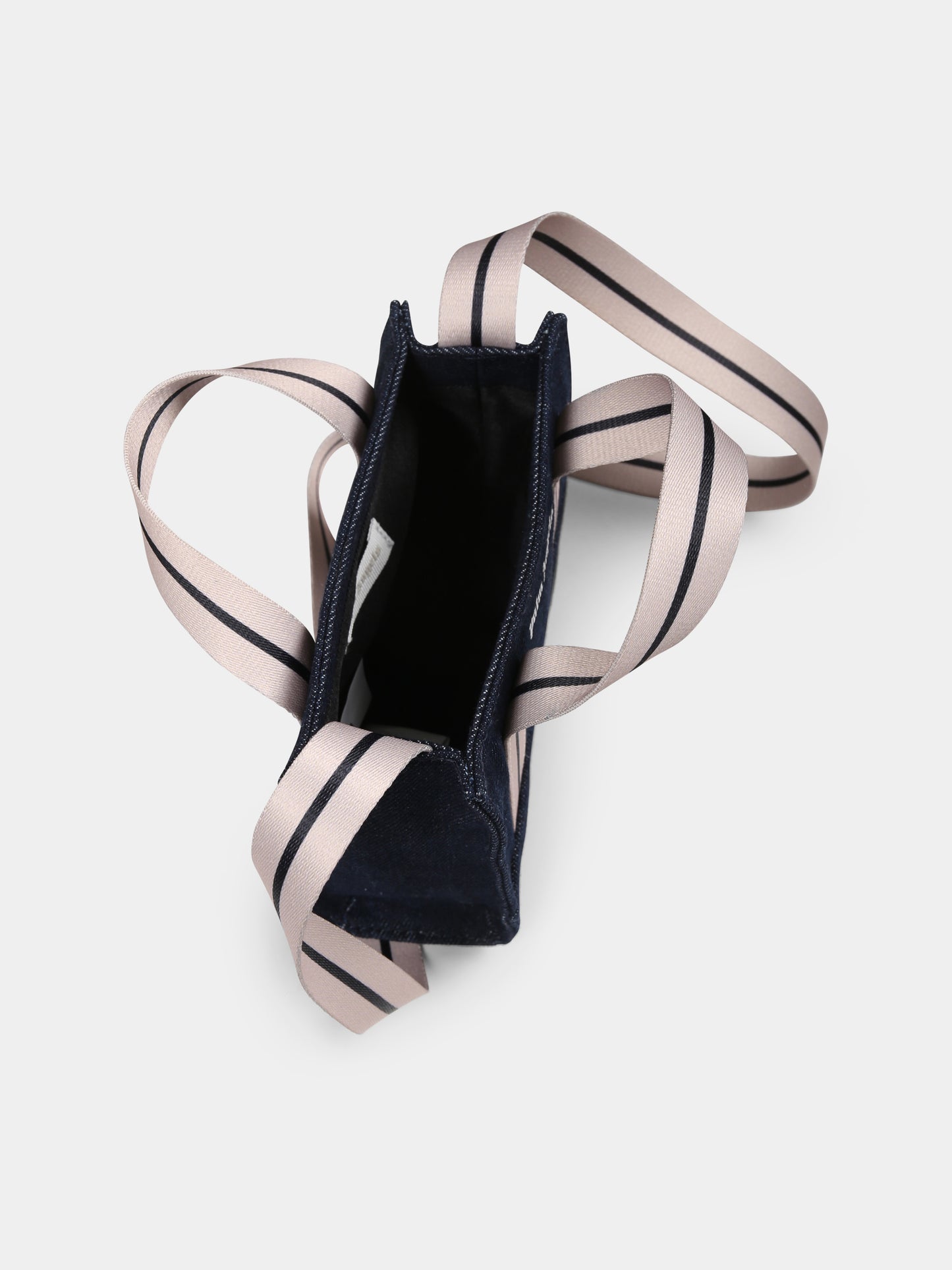 Denim bag for girl with logo