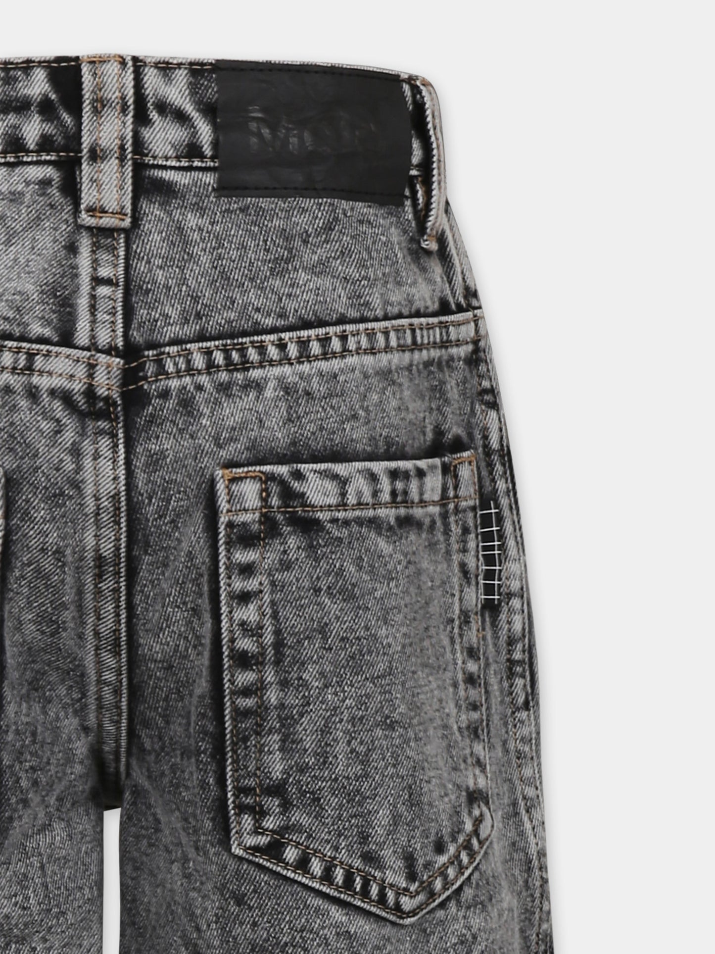 Jeans Aska grigi per bambini con simbolo della pace,Molo,6S25I108 5482