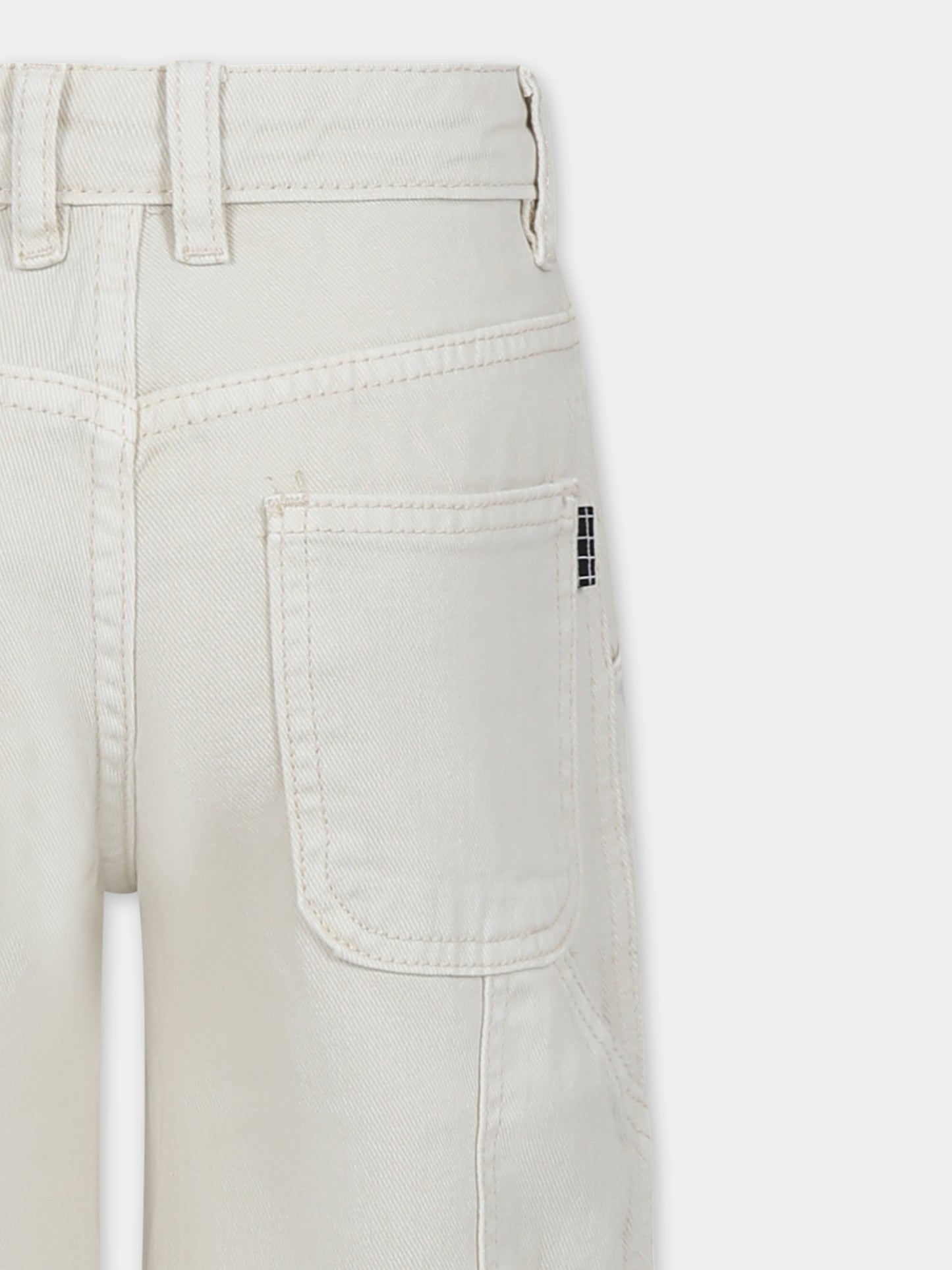 Jeans Archer avorio per bambino,Molo,1S25I108 8955