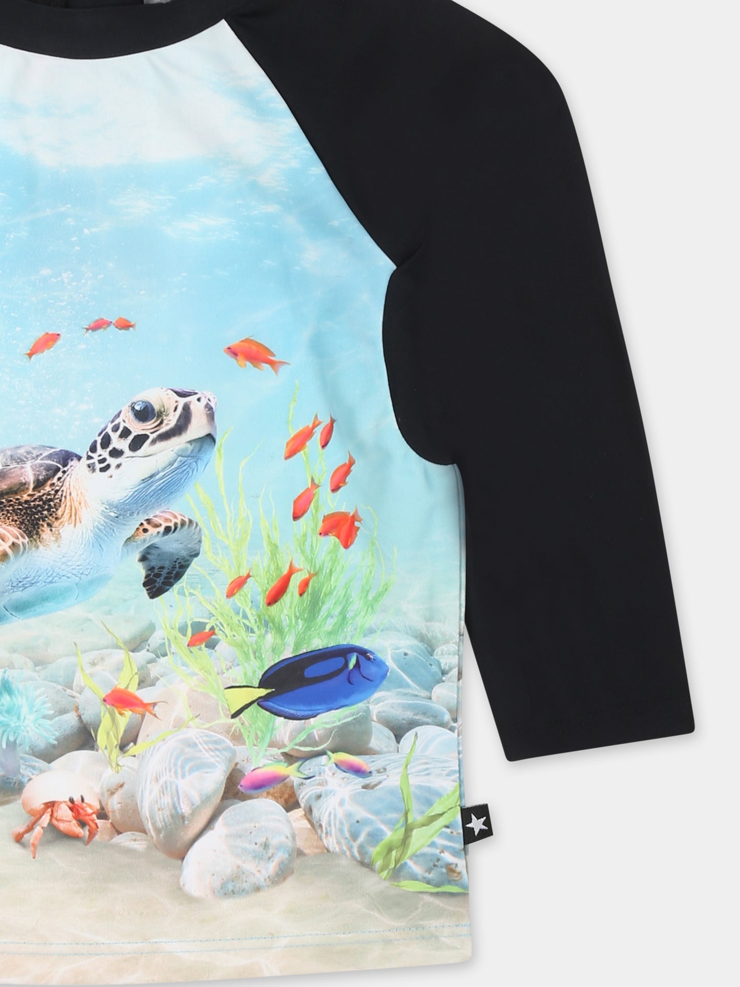 T-shirt Anti-Uv Nemo celeste per neonato con stampa oceano,Molo,8S25P607 3808