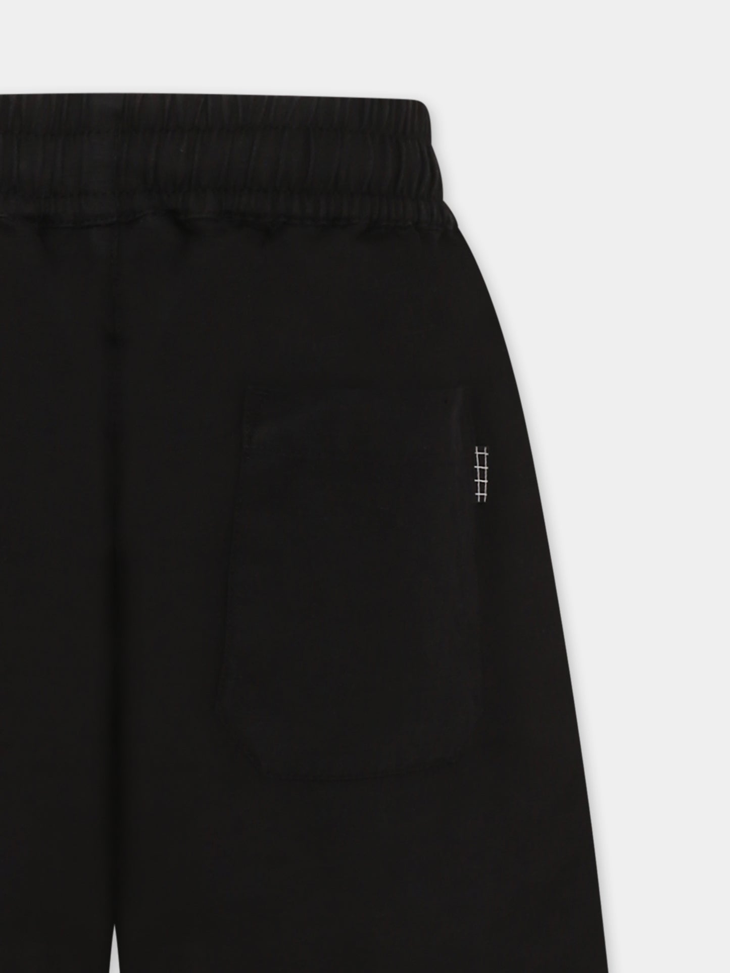 Shorts Amal neri per bambino,Molo,1S25H103 0099