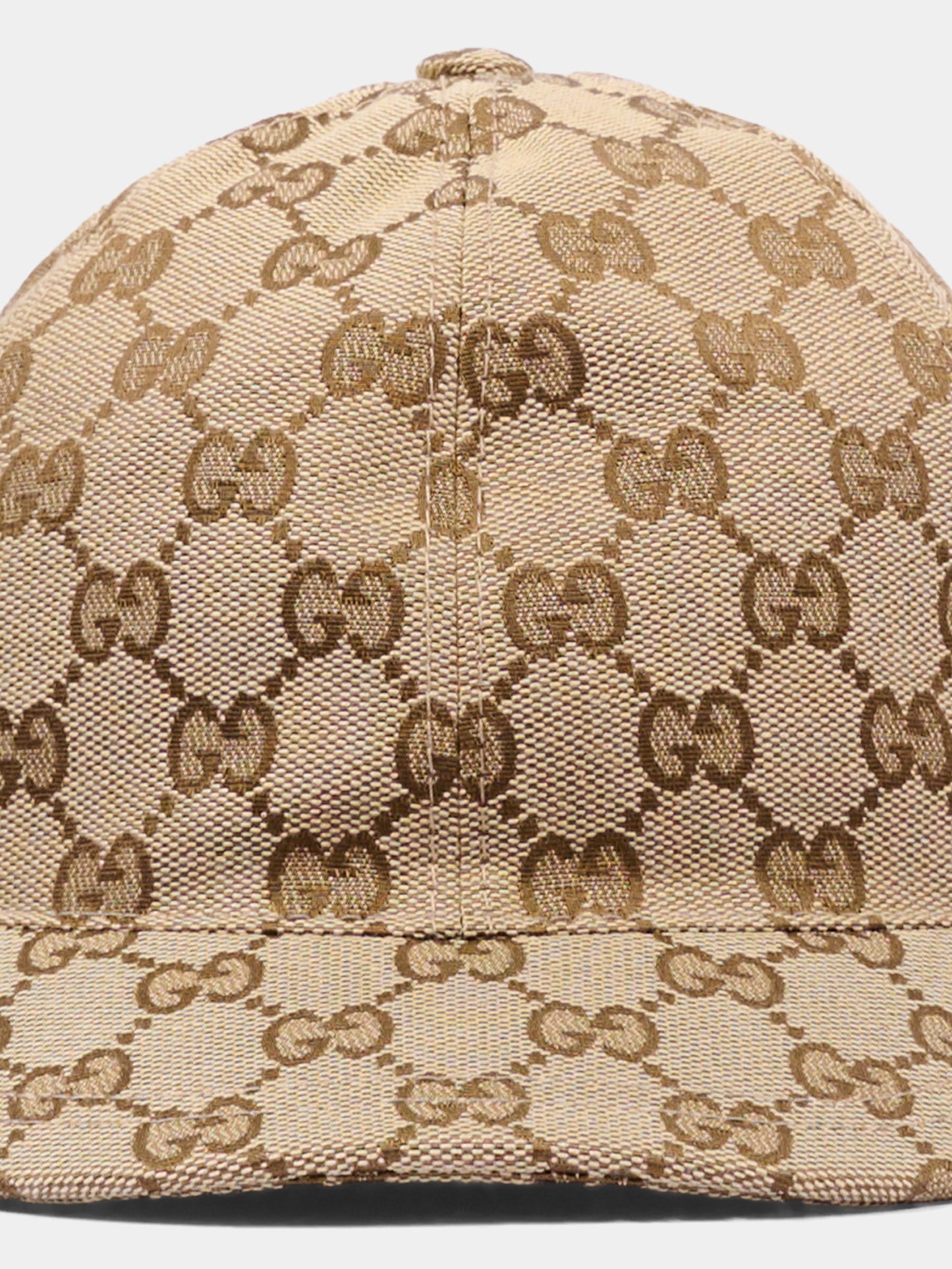 Beige hat for kids with logo