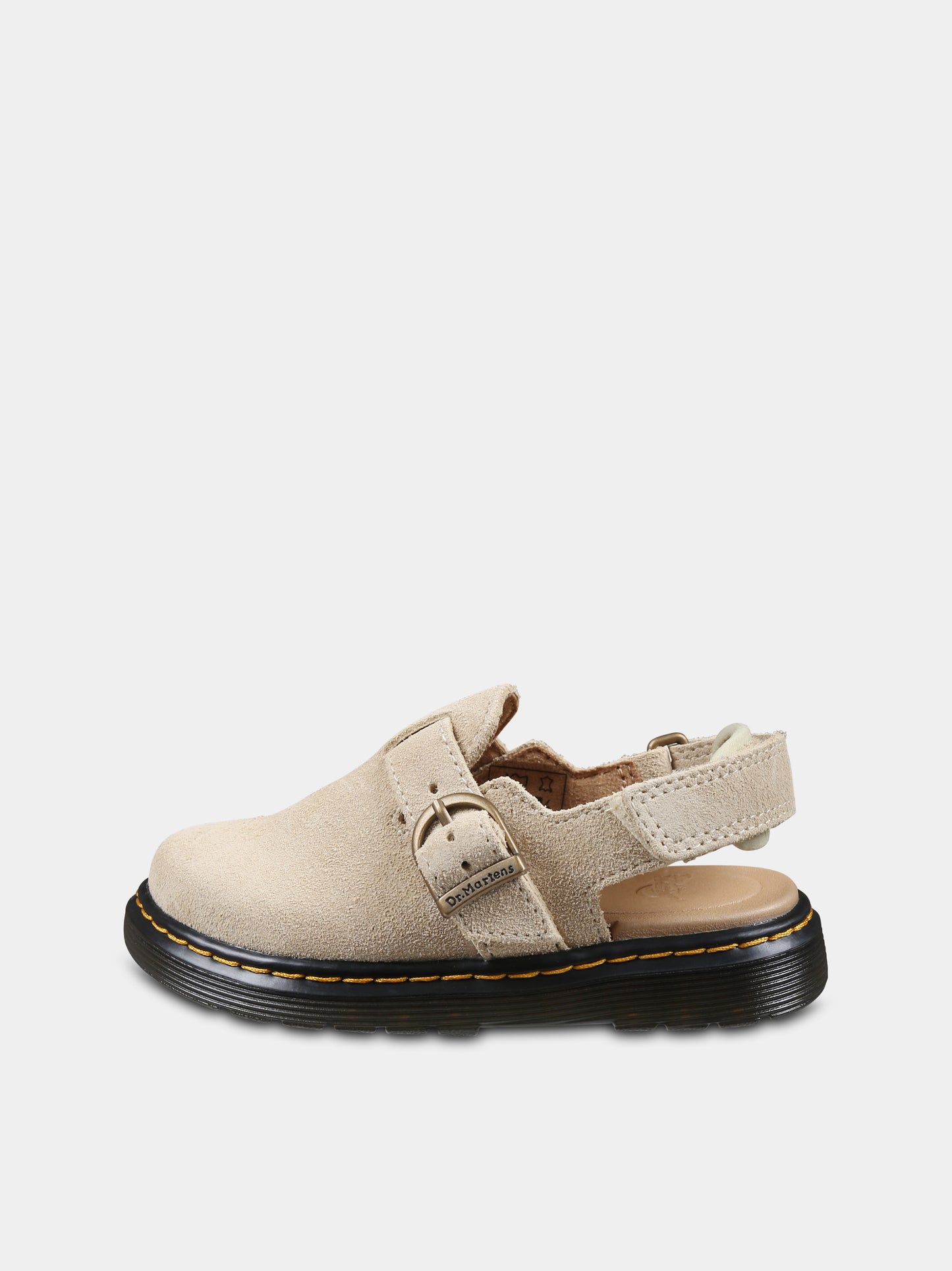 Sabot Jorgie beige per bambini,Dr. Martens,JORGIE T 40468200 LIGHT TAN