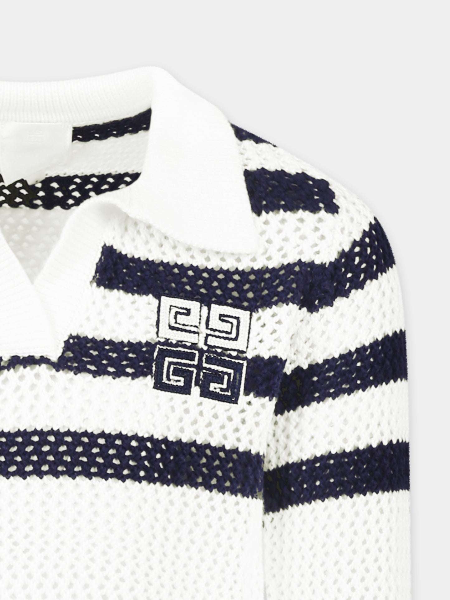 Maglione bianco per bambina con motivo 4G,Givenchy Kids,H30810 Z40