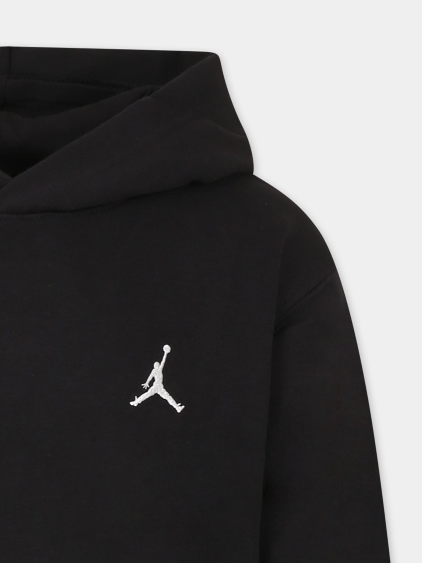Felpa nera per bambino con Jumpman,Jordan,95D392 023