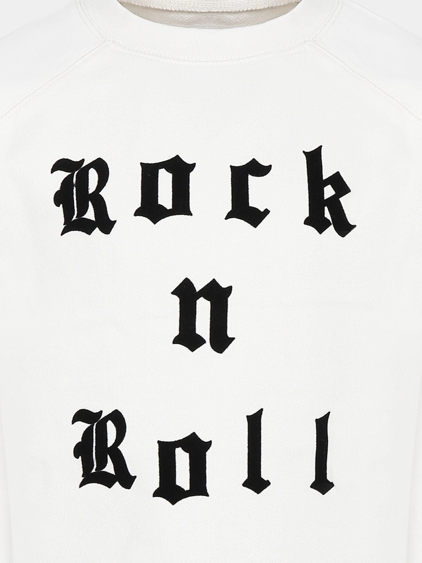 Felpa avorio per bambina con scritta,Zadig & Voltaire Kids,X60326 195