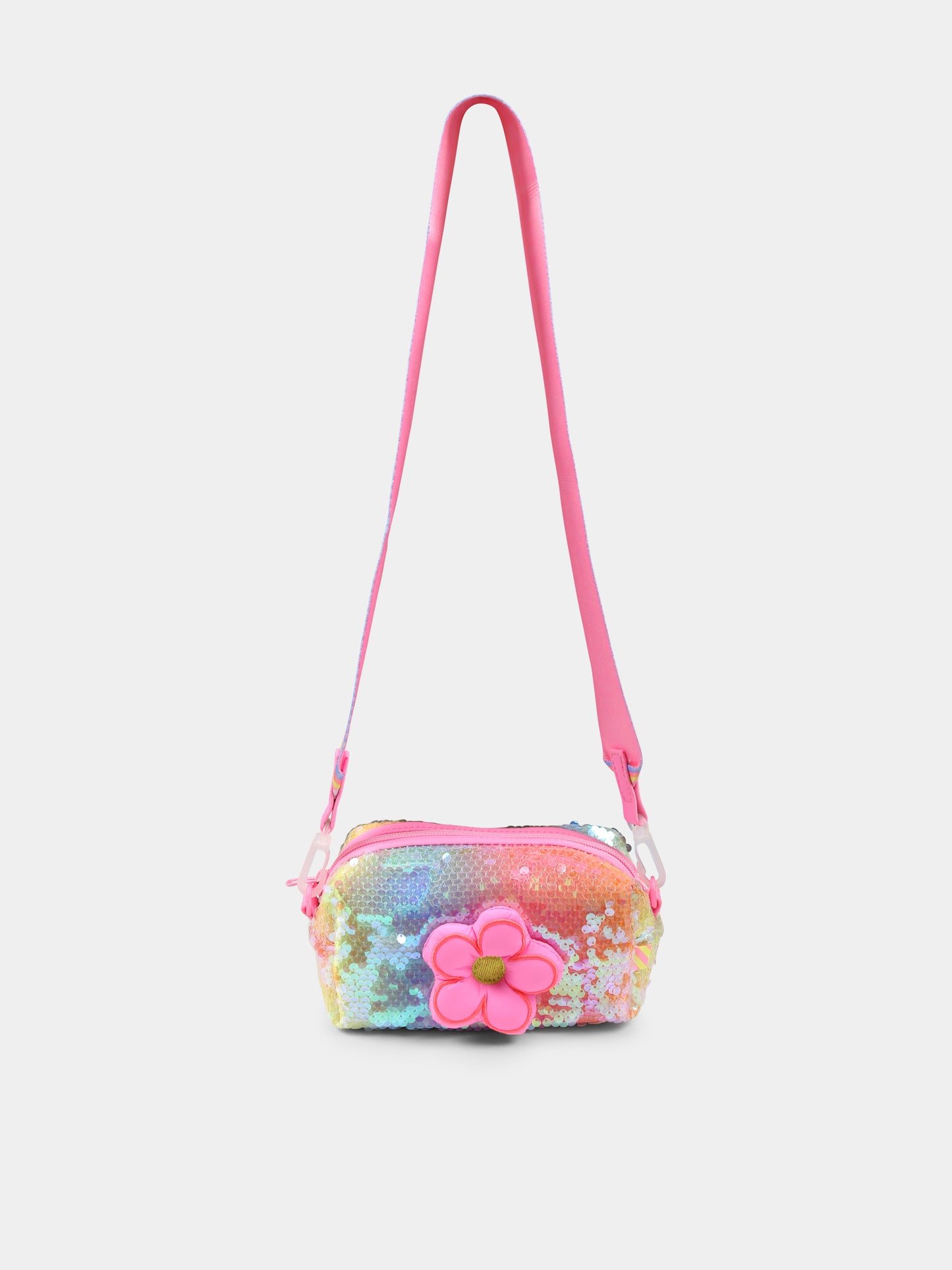 Pochette multicolor per bambina con fiore,Billieblush,U21098 462