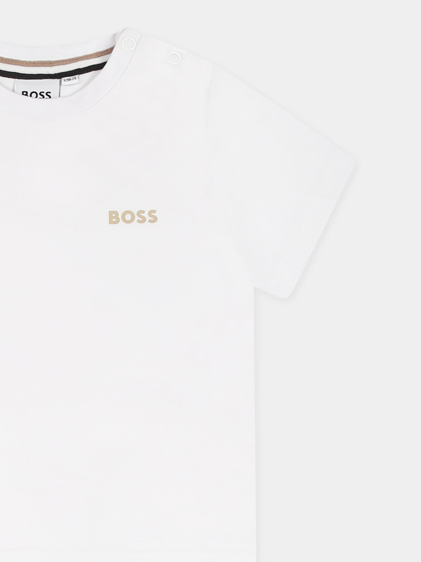 Completo multicolor per neonato con logo,Boss,J52119 10P