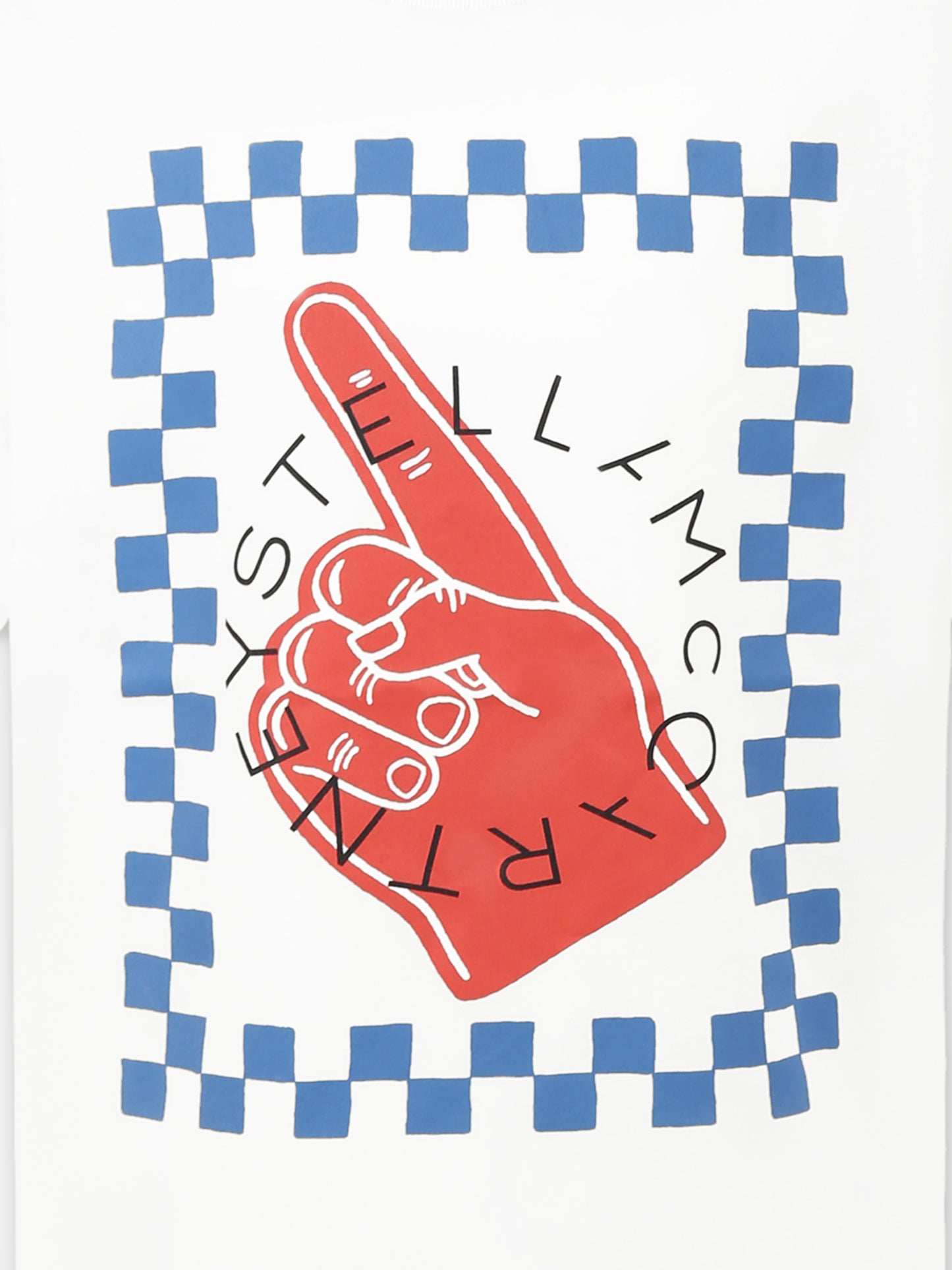 T-shirt bianca per bambino con logo,Stella Mccartney Kids,TW8R71 Z0434 100