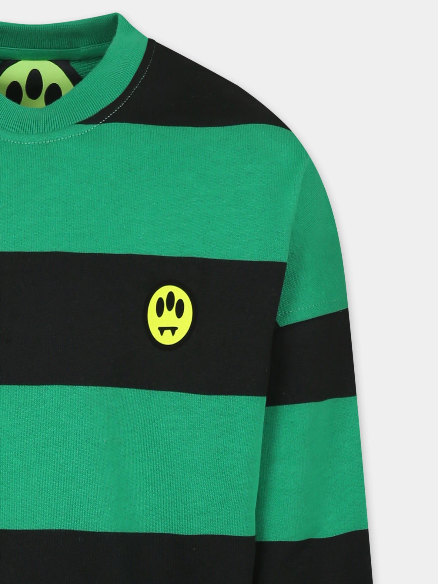 Felpa multicolor per bambini con smile e logo,Barrow,S5BKJUSW010 BW012/02