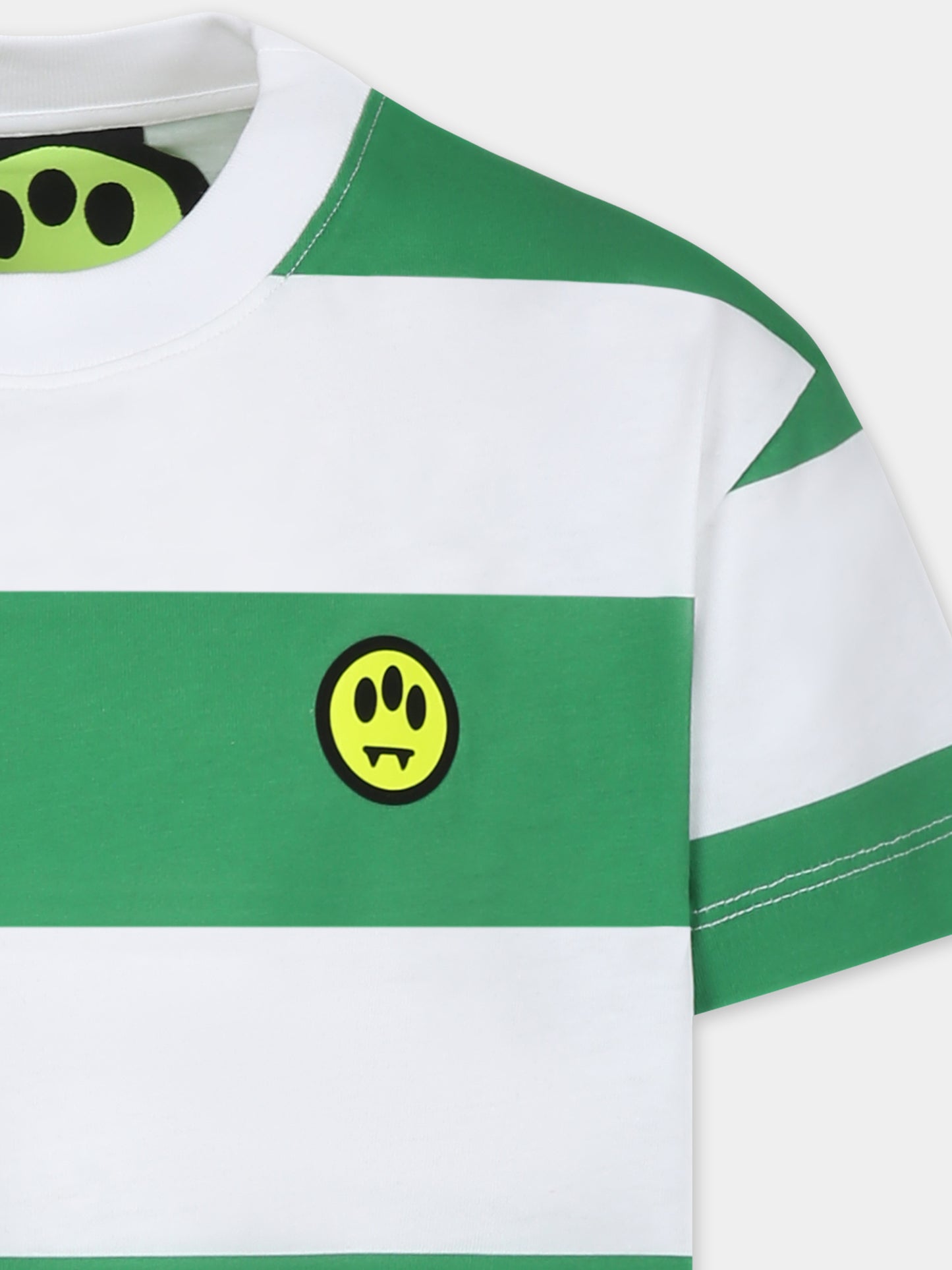 Multicolor t-shirt for kids with smiley and logo