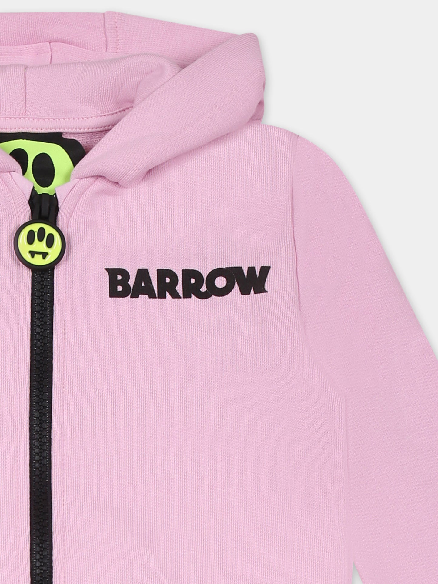 Completo rosa per neonata con logo,Barrow,S5BKNGSF200 BW014