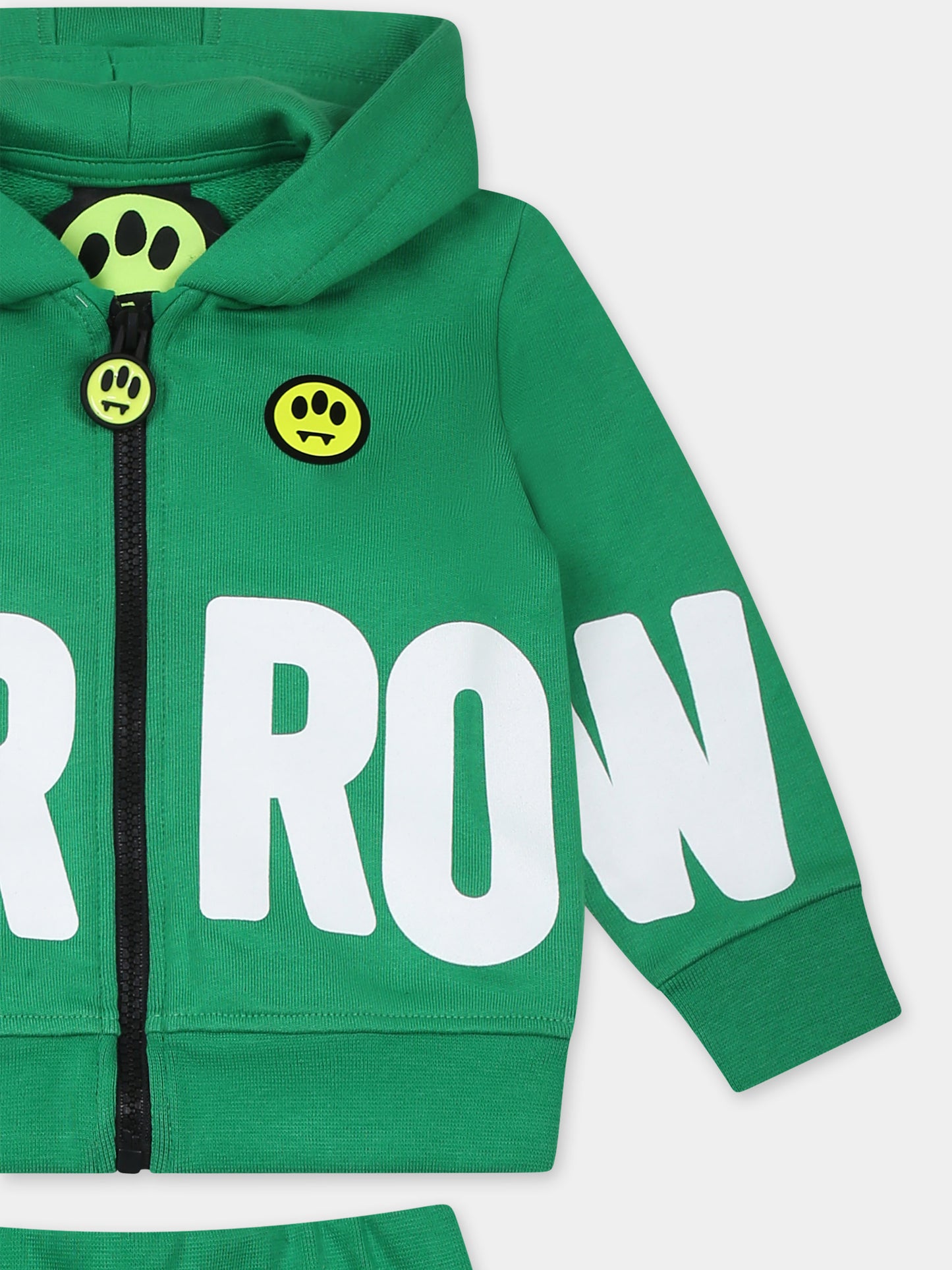 Completo verde per neonati con logo,Barrow,S5BKUNSF158 BW012