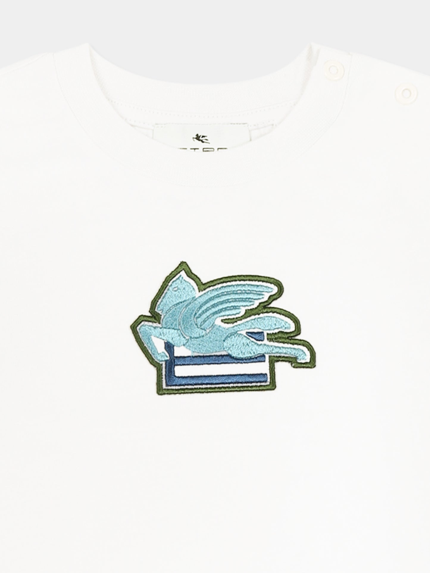 White t-shirt for baby boy Pegasus