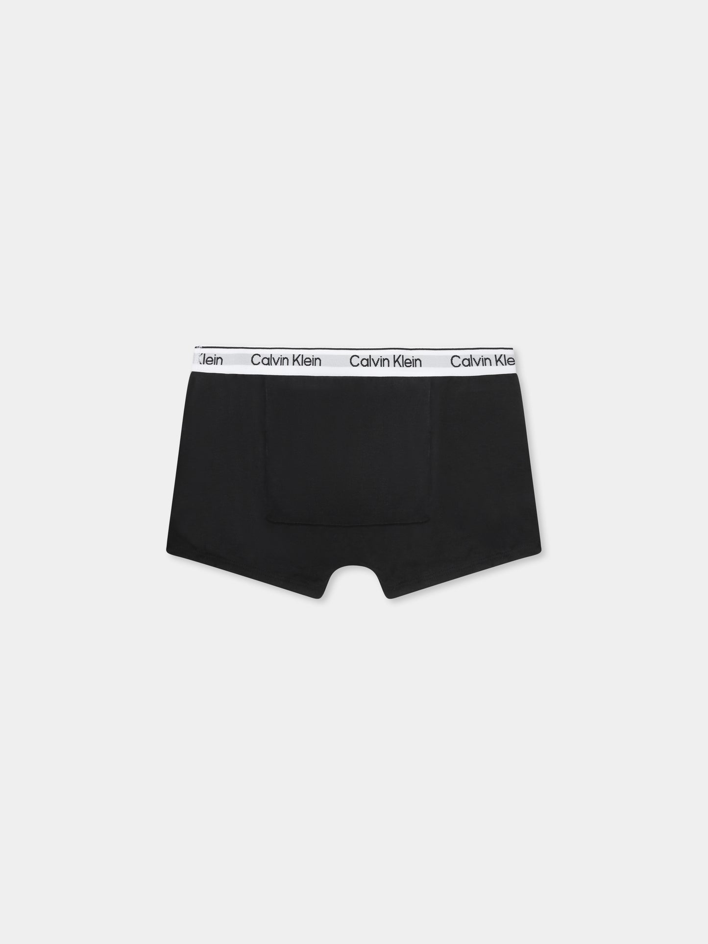Set boxer nero per bambino con logo,Calvin Klein Kids,25S CAB70B700507T B70B700507 0R8