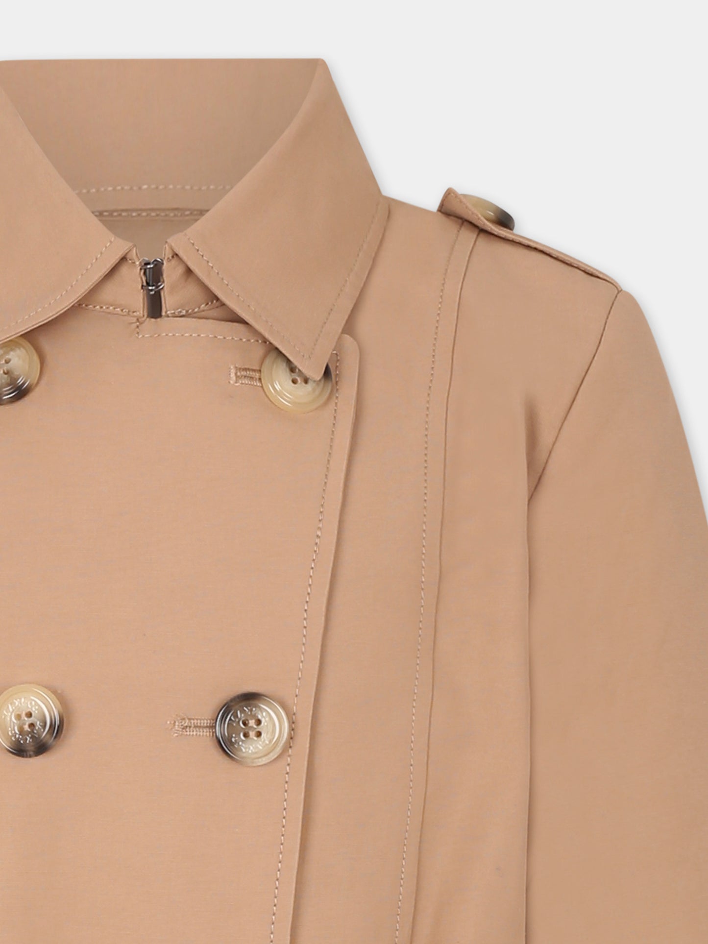 Trench beige per bambina,Max&co,MX0011 MX003 MAXJ3F MX700