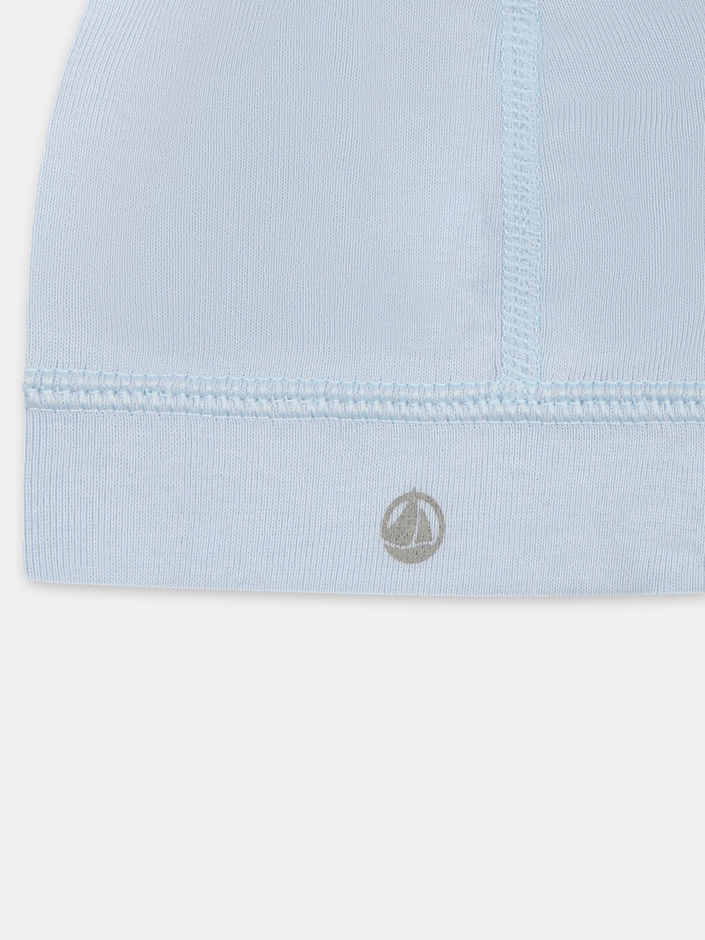 Cappello celeste per neonato con logo,Petit Bateau,A0CIU TOUDOU 01