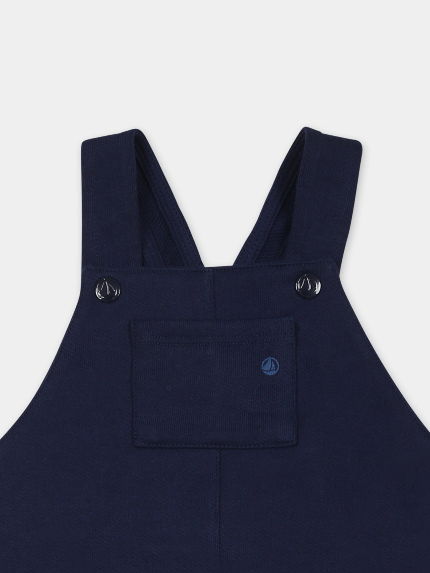 Salopette blu per neonato,Petit Bateau,A0CV9 MEDIEVAL 03