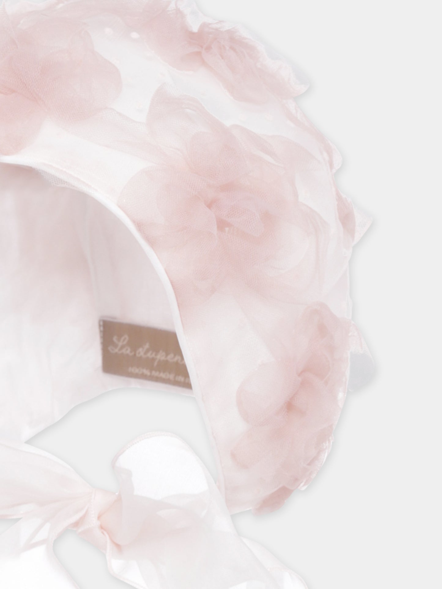 Pink hat for baby girl