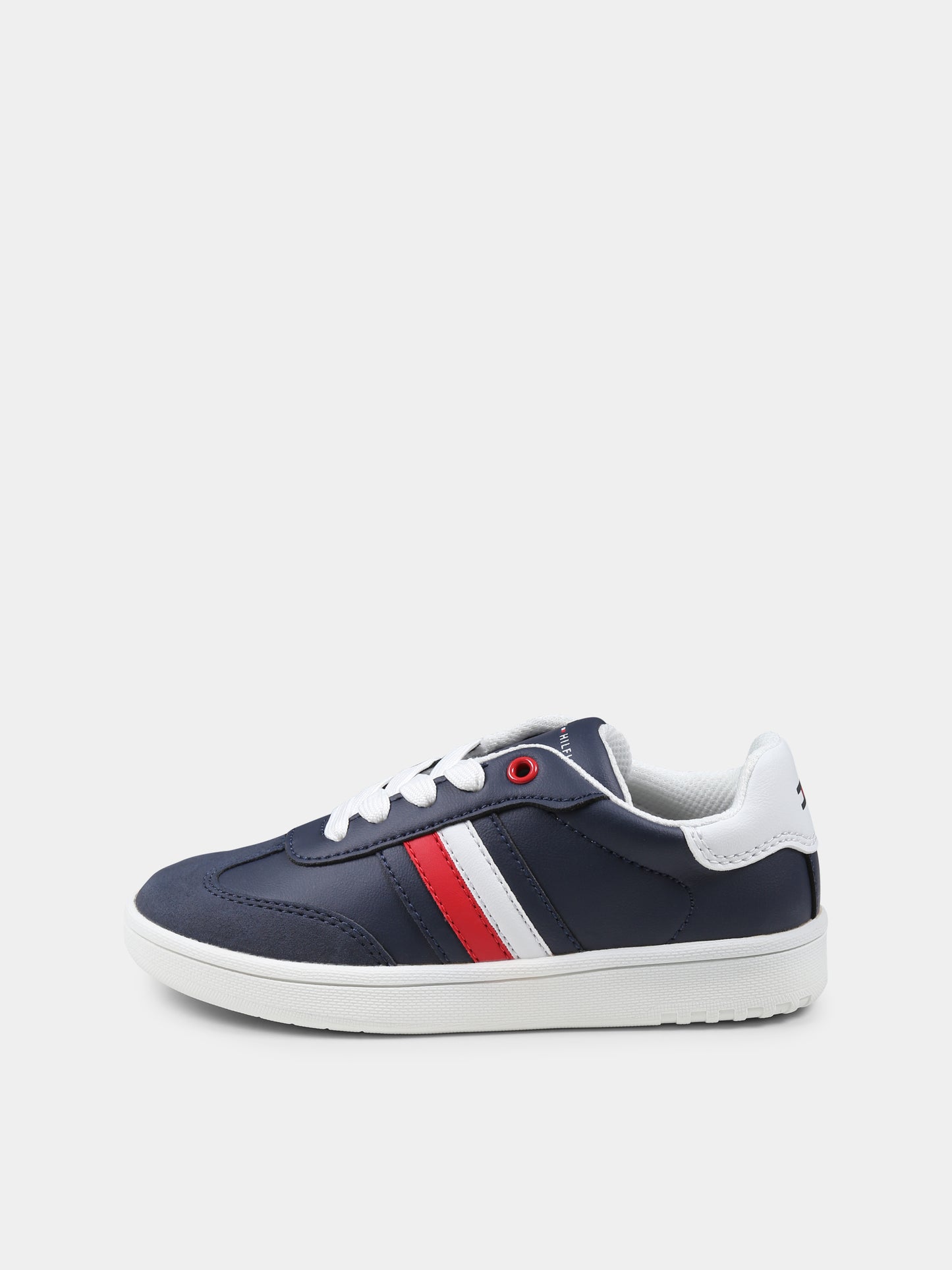 Sneakers blu per bambino con logo,Tommy Hilfiger Junior,T3X9 33851 1269X007J