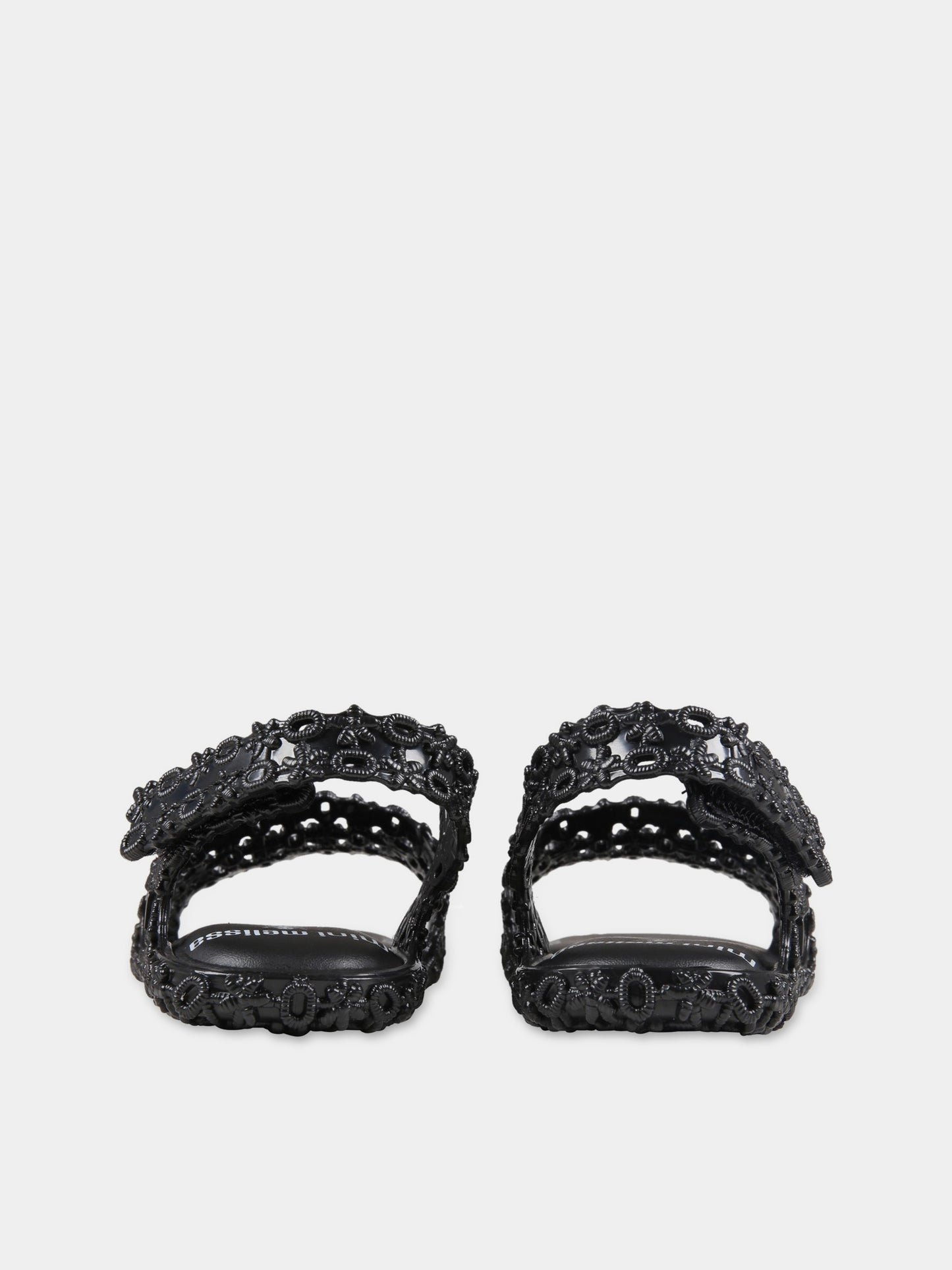 Sandali neri per bambina,Mini Melissa,33438 54143