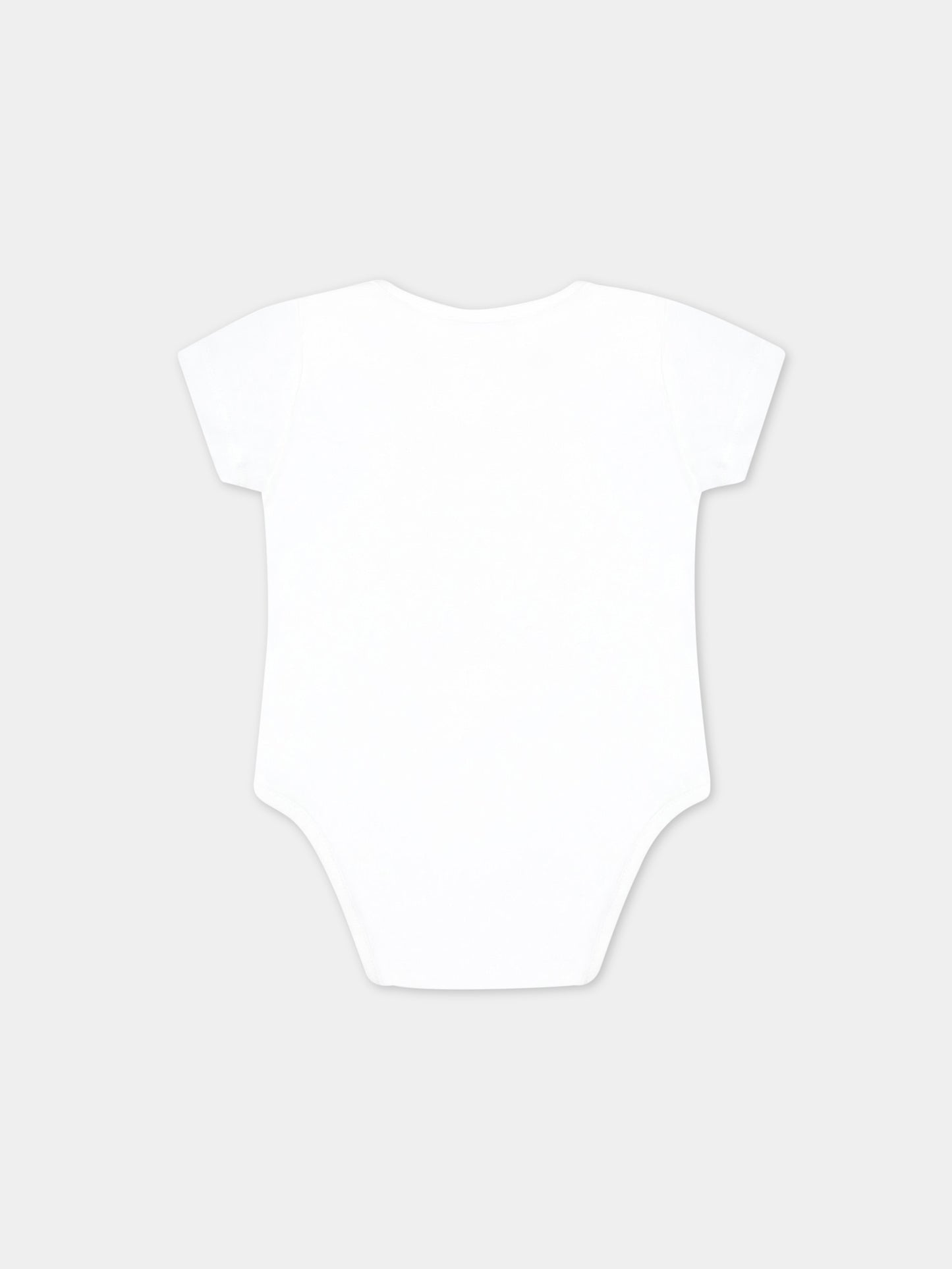 Set bianco per neonati con Teddy Bear,Moschino Kids,M5Y017 LAB59 84352