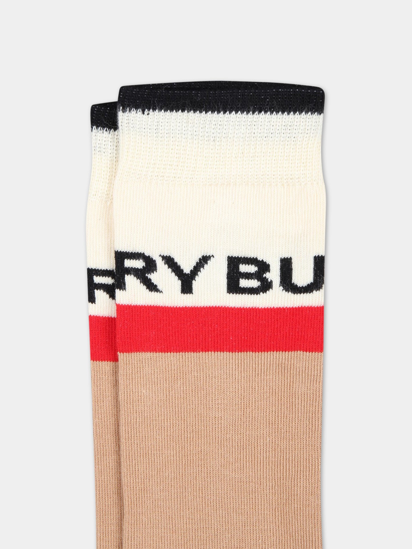 Calze multicolor per bambino con logo,Burberry Kids,8066732