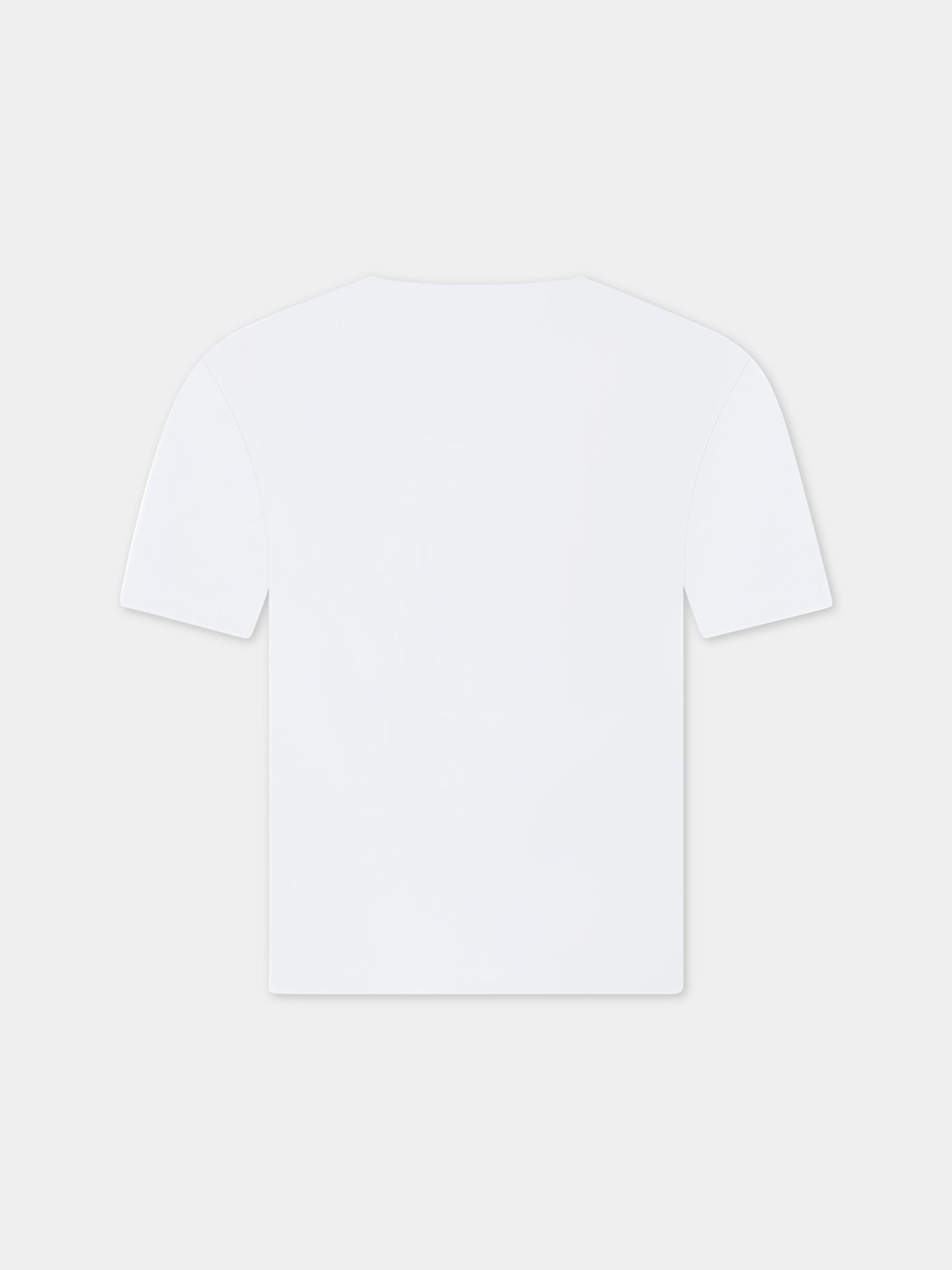 T-shirt bianca per bambina con logo multicolor,Lanvin Petite,N15083 10P