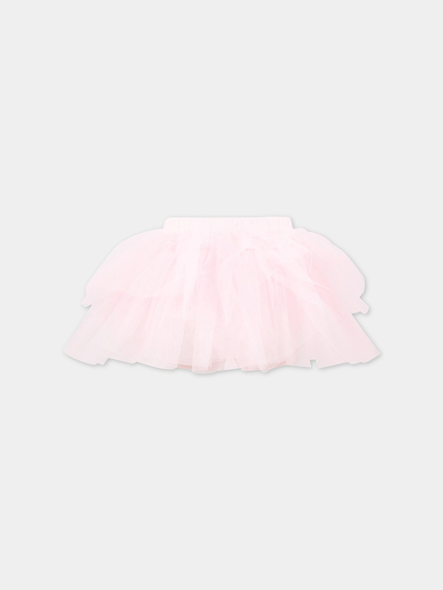 Gonna rosa per bambina con tulle,Philosophy,PJGO81 TU74 C012