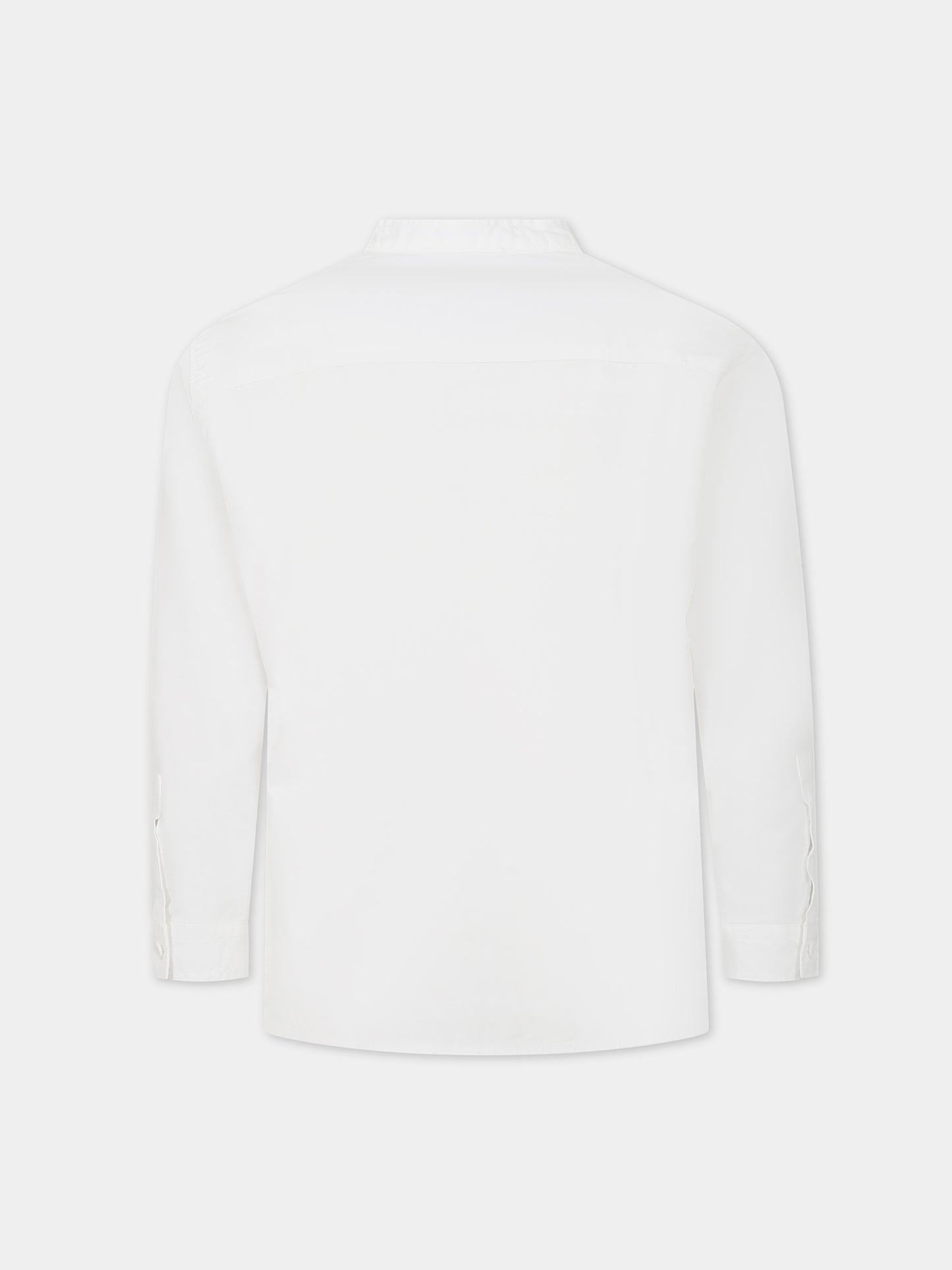 Camicia bianca per bambino con logo,Dondup Kids,DMCA82 CA01 B006