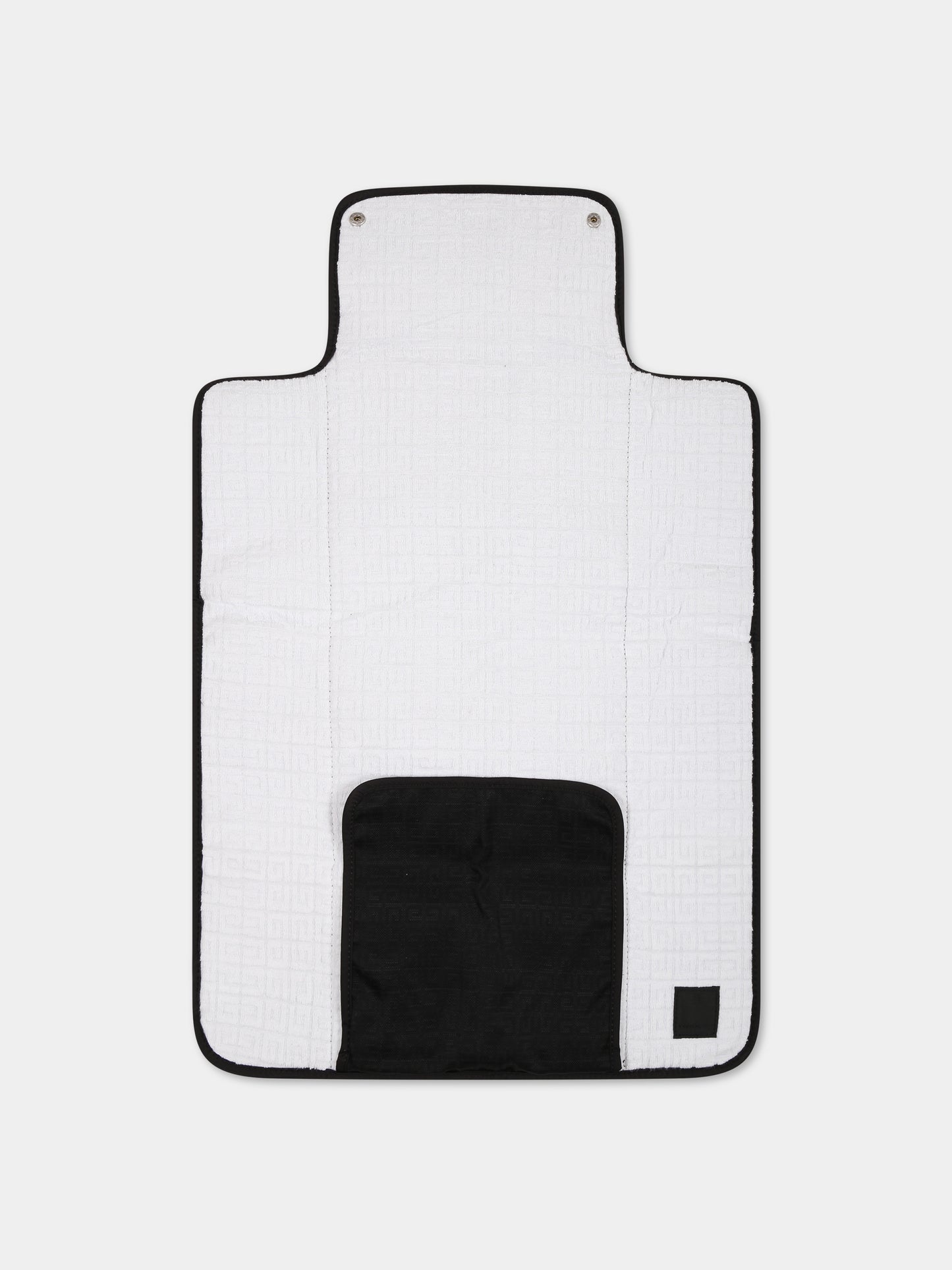 Borsa-mamma nera per neonati con logo e motivo 4G,Givenchy Kids,H90169 09B