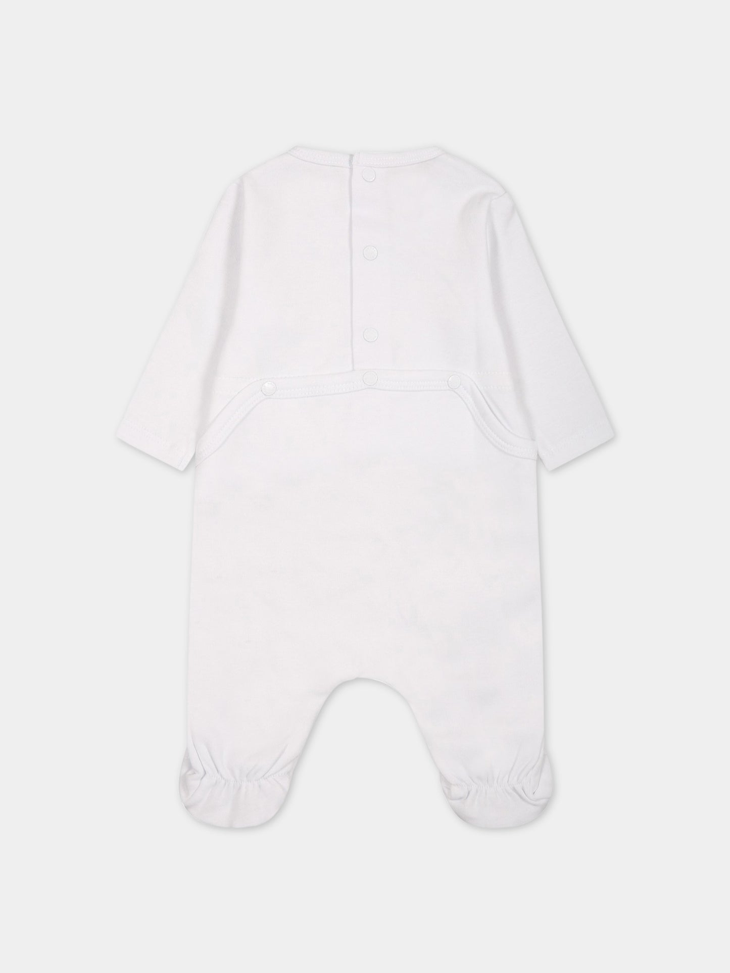 Set multicolor per neonata con logo e elefante,Kenzo Kids,K98111 A41