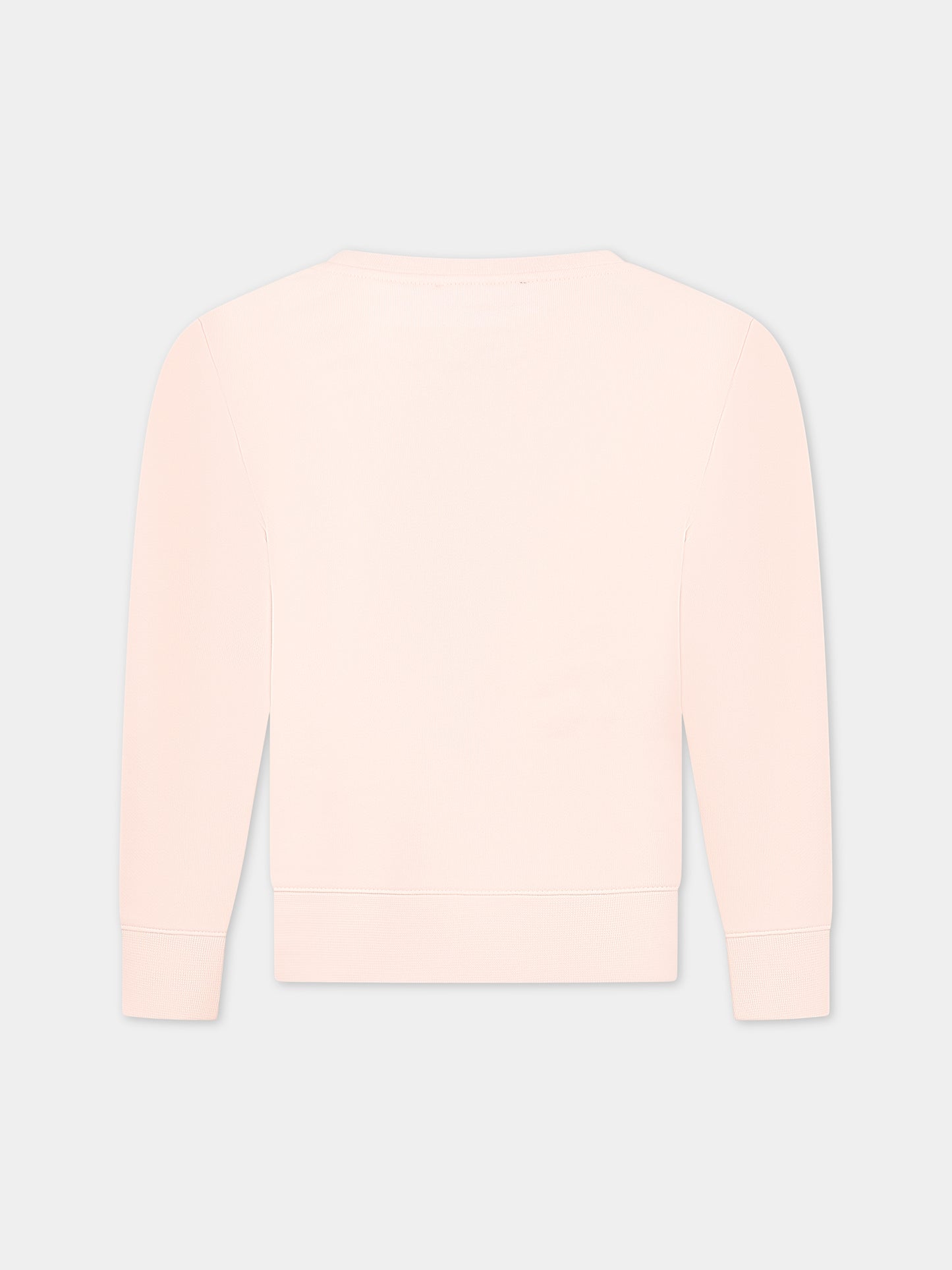 Felpa rosa per bambina con logo,A.p.c.,COEZD E27735FAB