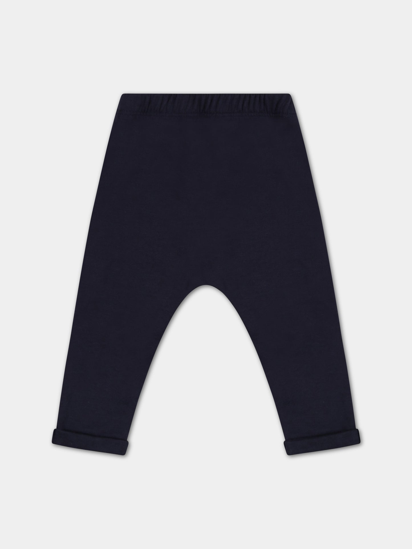 Pantaloni casual per neonato,Petit Bateau,A077T SMOKING
