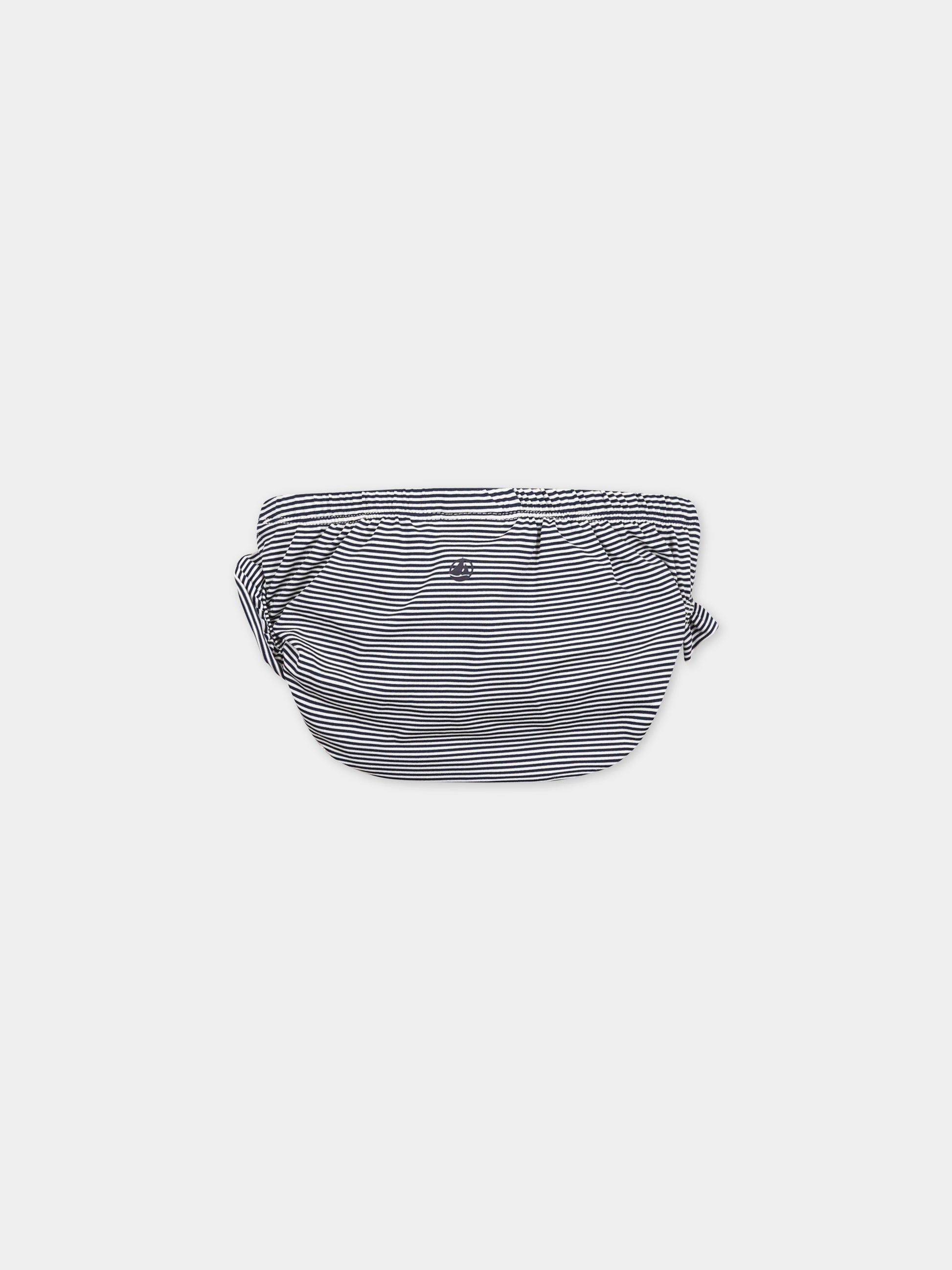 Slip multicolor mare per neonata con logo,Petit Bateau,A03QW MEDIEVAL/MARSHMALLOW