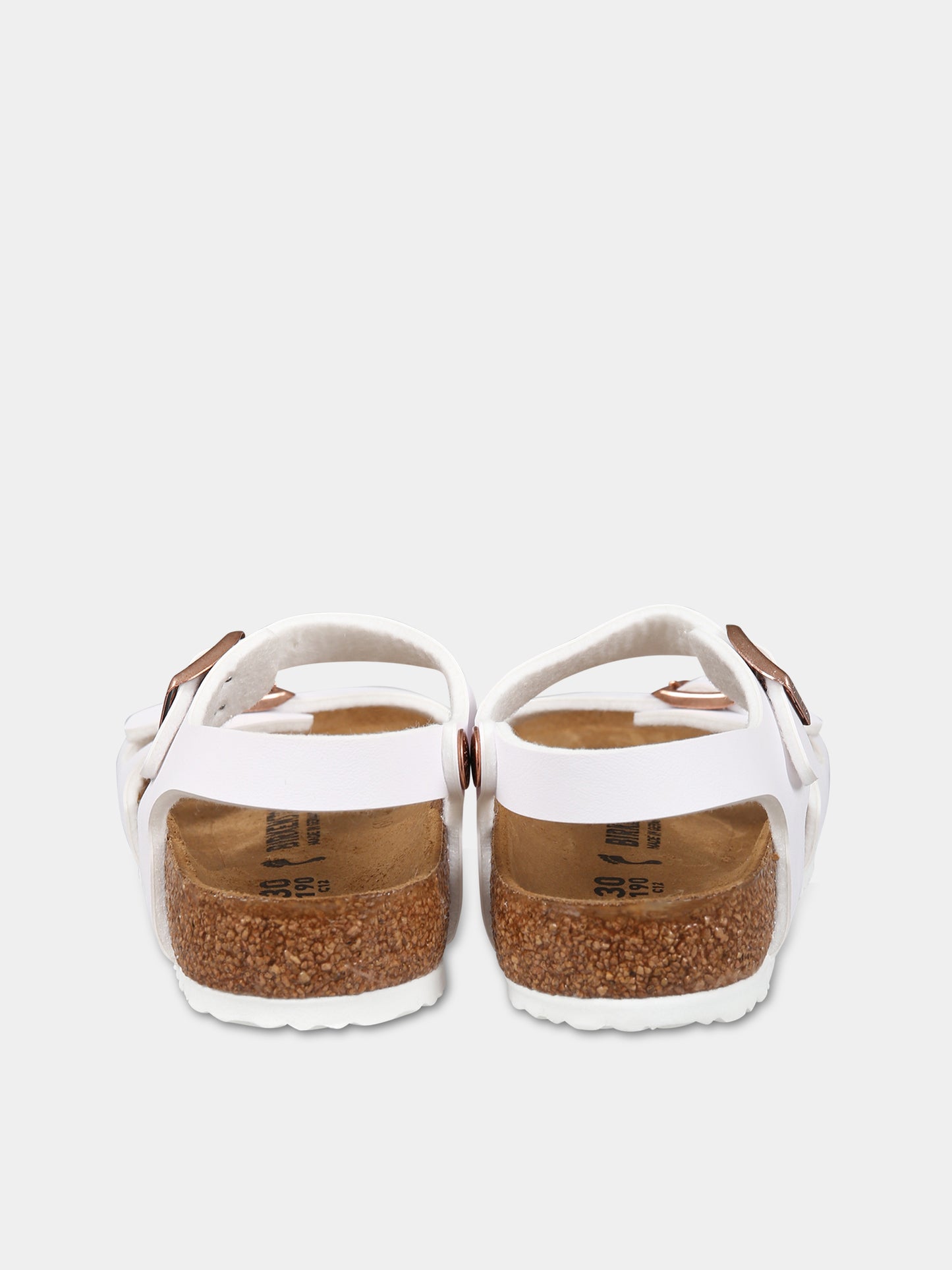 Sandali bianco Rio Kids per bambina con logo,Birkenstock,1024374