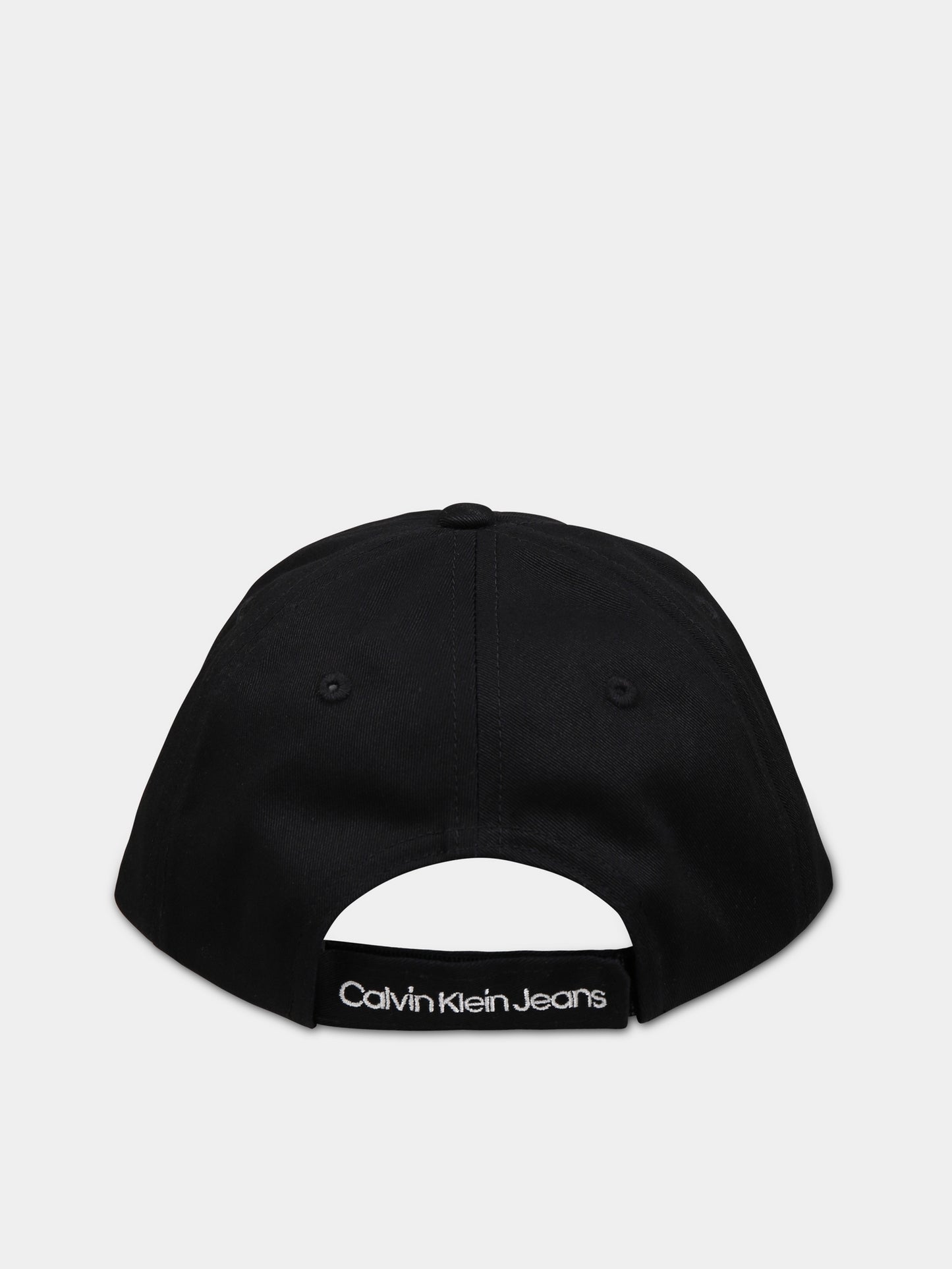 Cappello nero per bambini con logo,Calvin Klein Kids,CKIU0IU00150 IU0IU00150 BEH