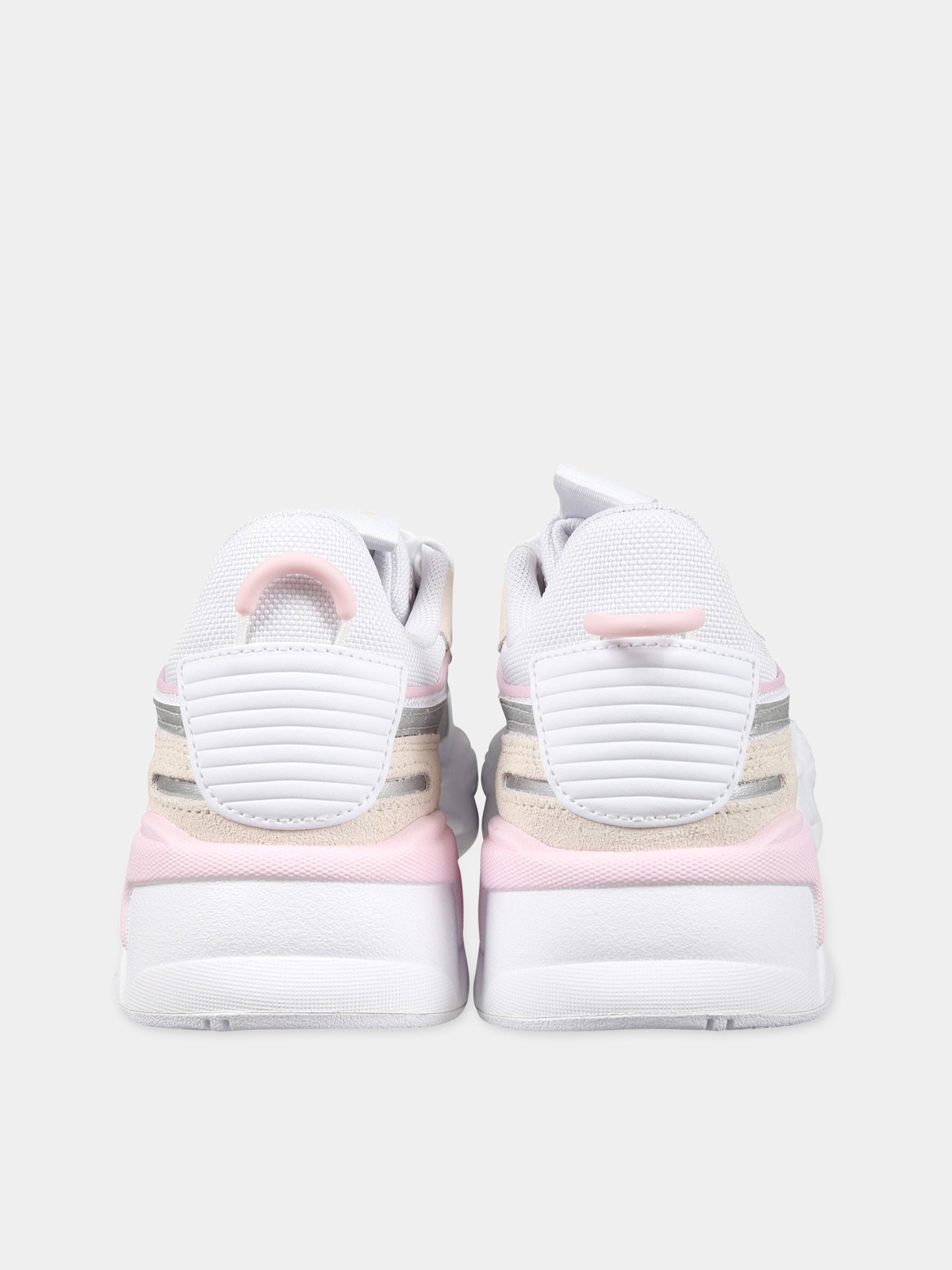 Sneakers bianche per bambina con logo,Puma,PU391984 391984 01