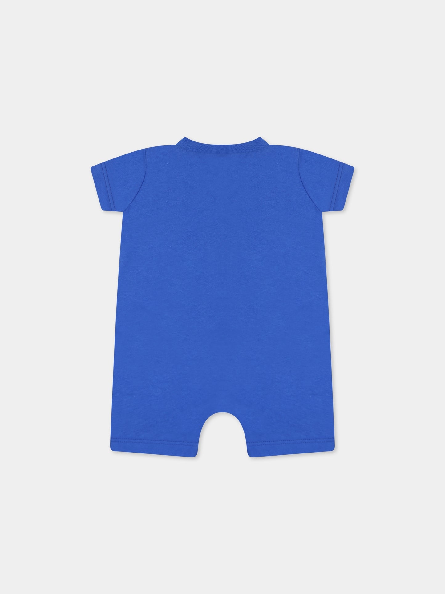 Pagliaccetto blu per neonati con iconico swoosh,Nike,5ND369 U89