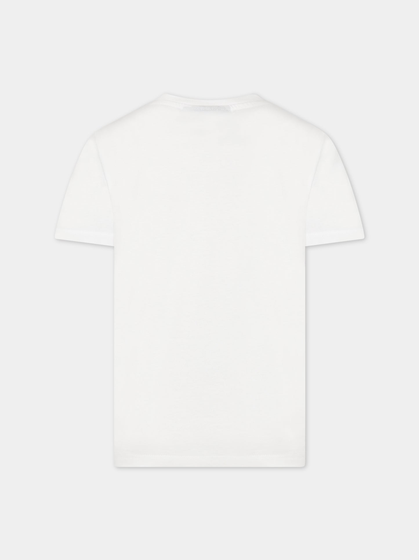 T-shirt bianca per bambino con scritta Vision of Super e stampa,Vision Of Super,TSV3106J BIANCO