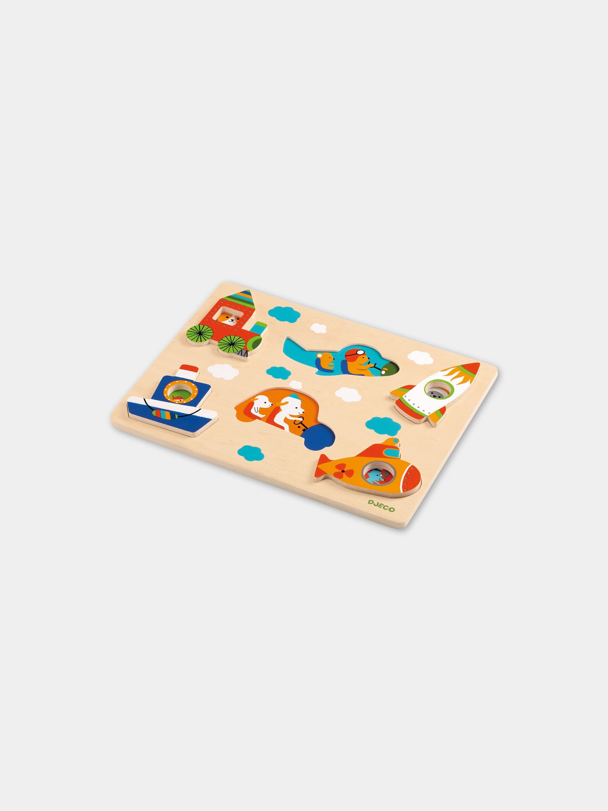 Puzzle multicolor per bambini,Djeco,DJ01063
