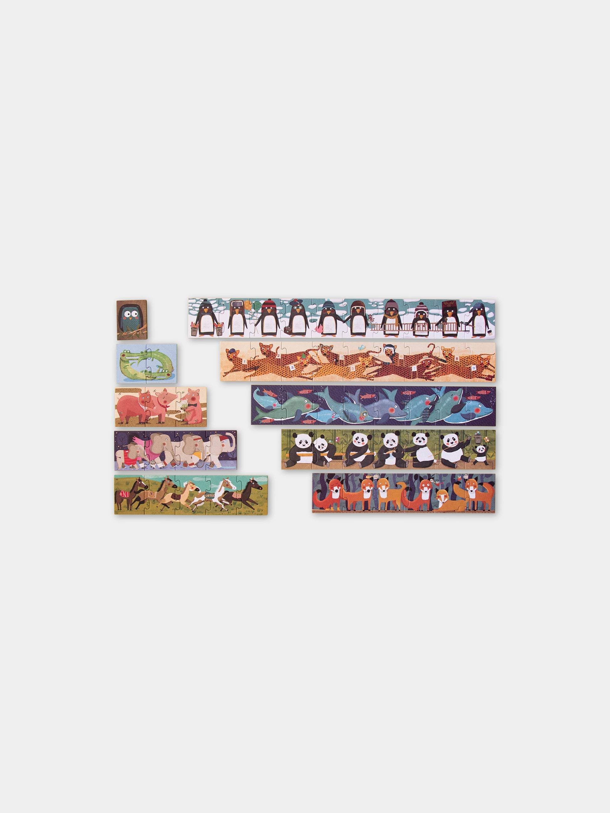 Puzzle multicolor per bambini con animali,Londji,PZ348U