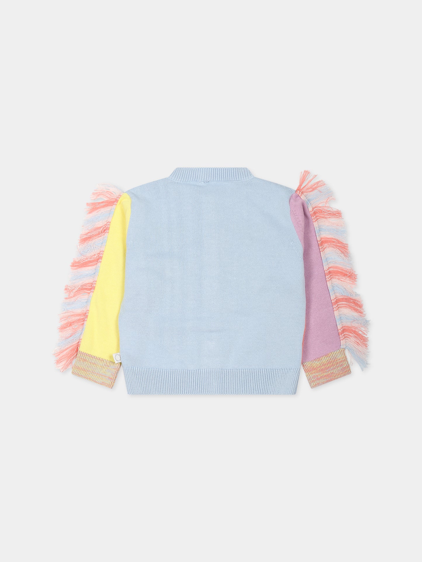Cardigan multicolor per neonata con unicorni,Stella Mccartney Kids,TT9020 Z1528 602