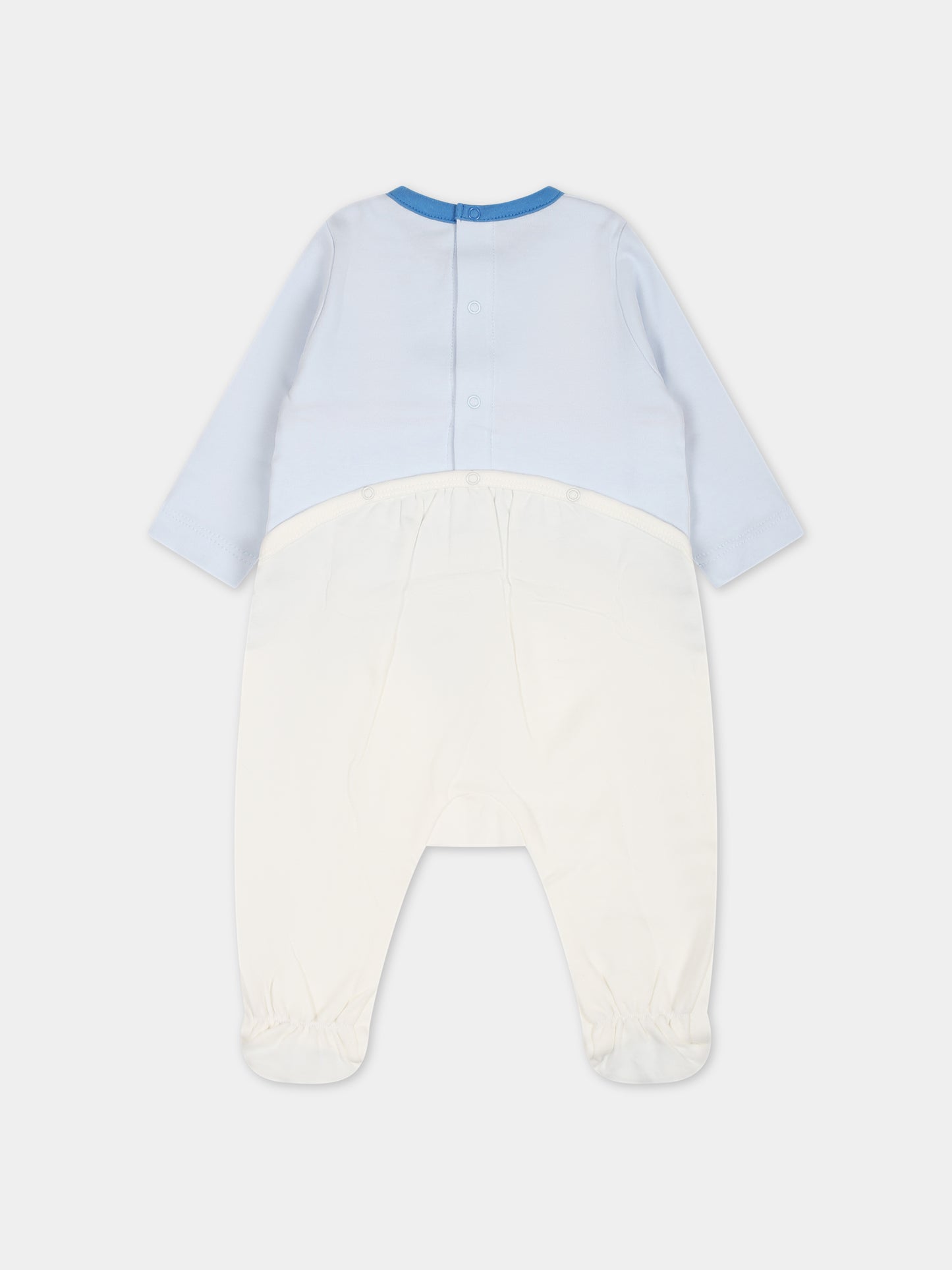 Set celeste per neonato con logo,Little Marc Jacobs,W98175 83E