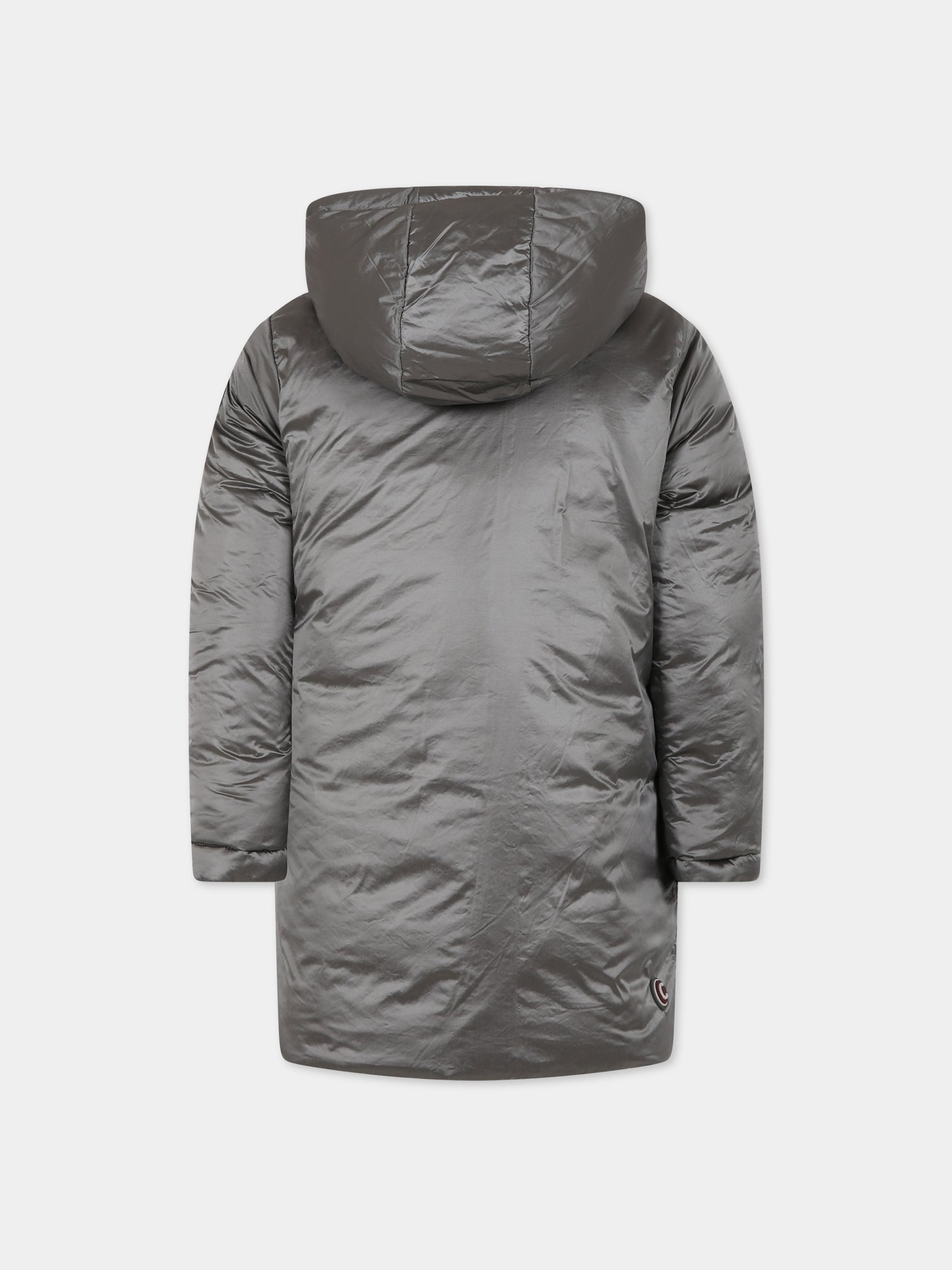 Piumino nero reversibile per bambina con logo,Colmar Originals Kids,3453A 5WG 99