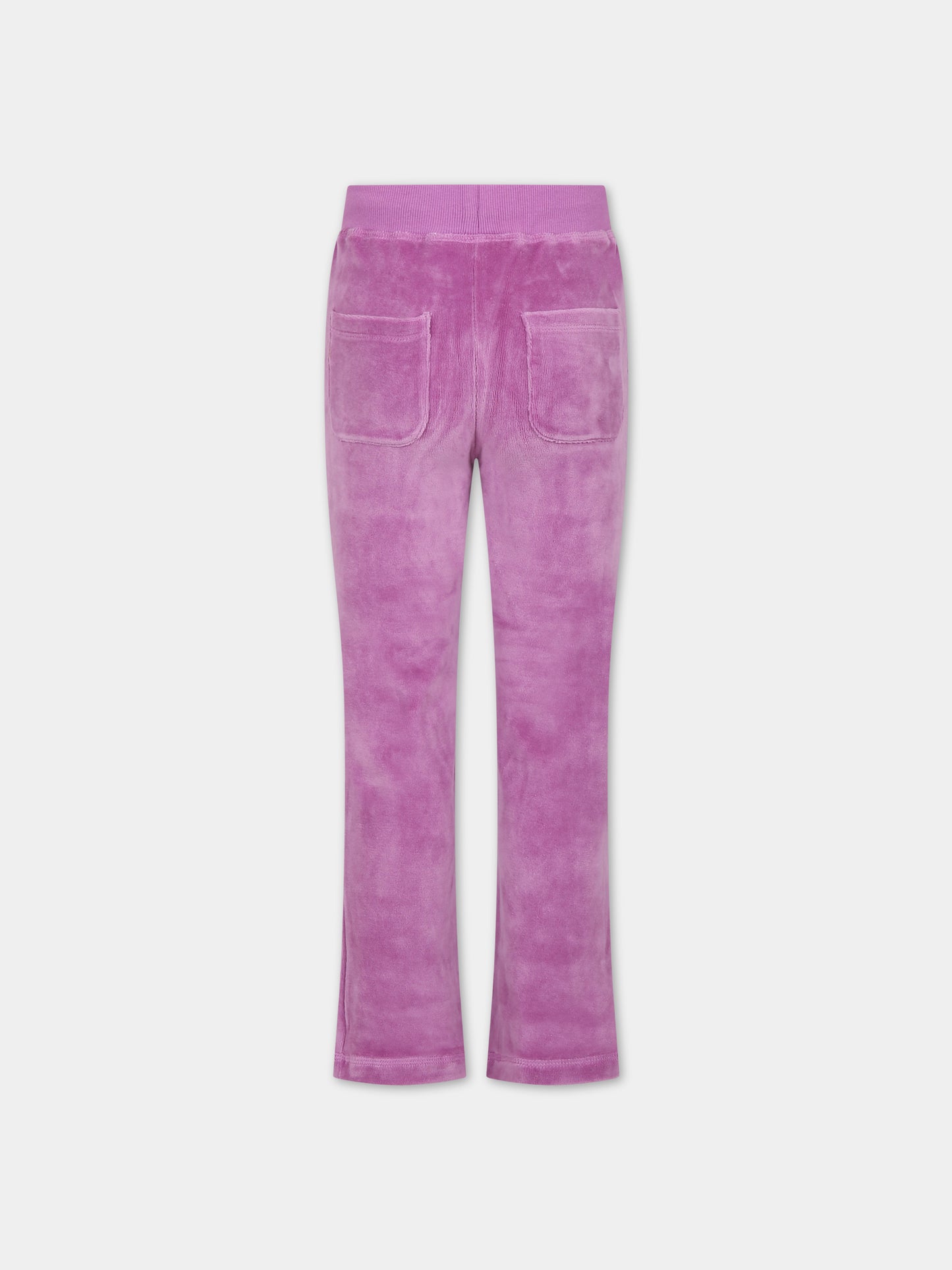 Pantaloni rosa per bambina con logo,Molo,2W23I206 8765