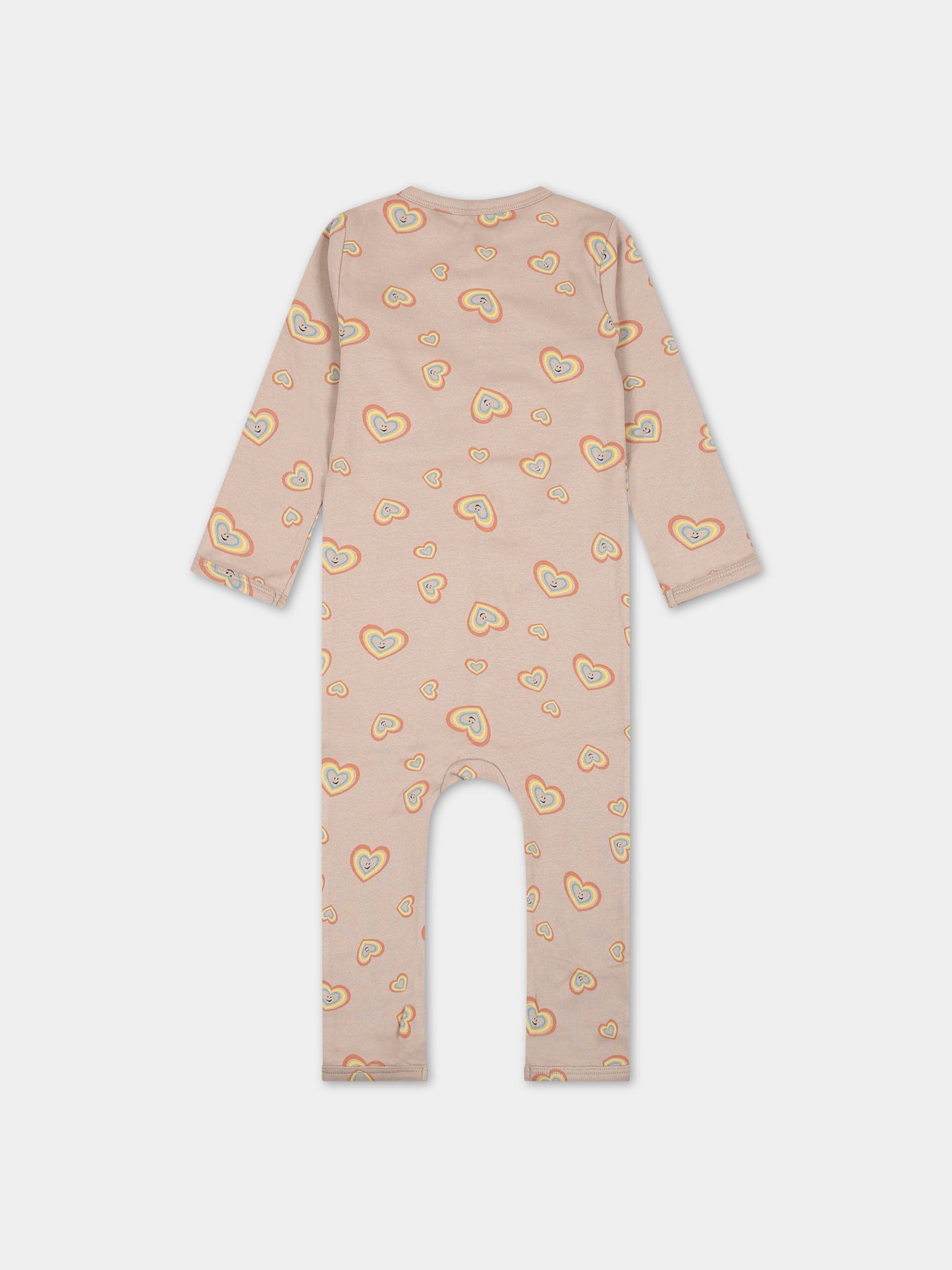 Tutina rosa per neonata con cuori,Molo,4W23B501 6959