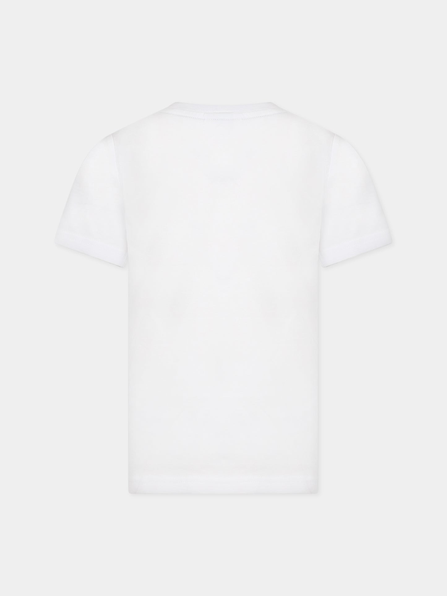 T-shirt bianca per bambino con logo,Boss,J25O18 10P